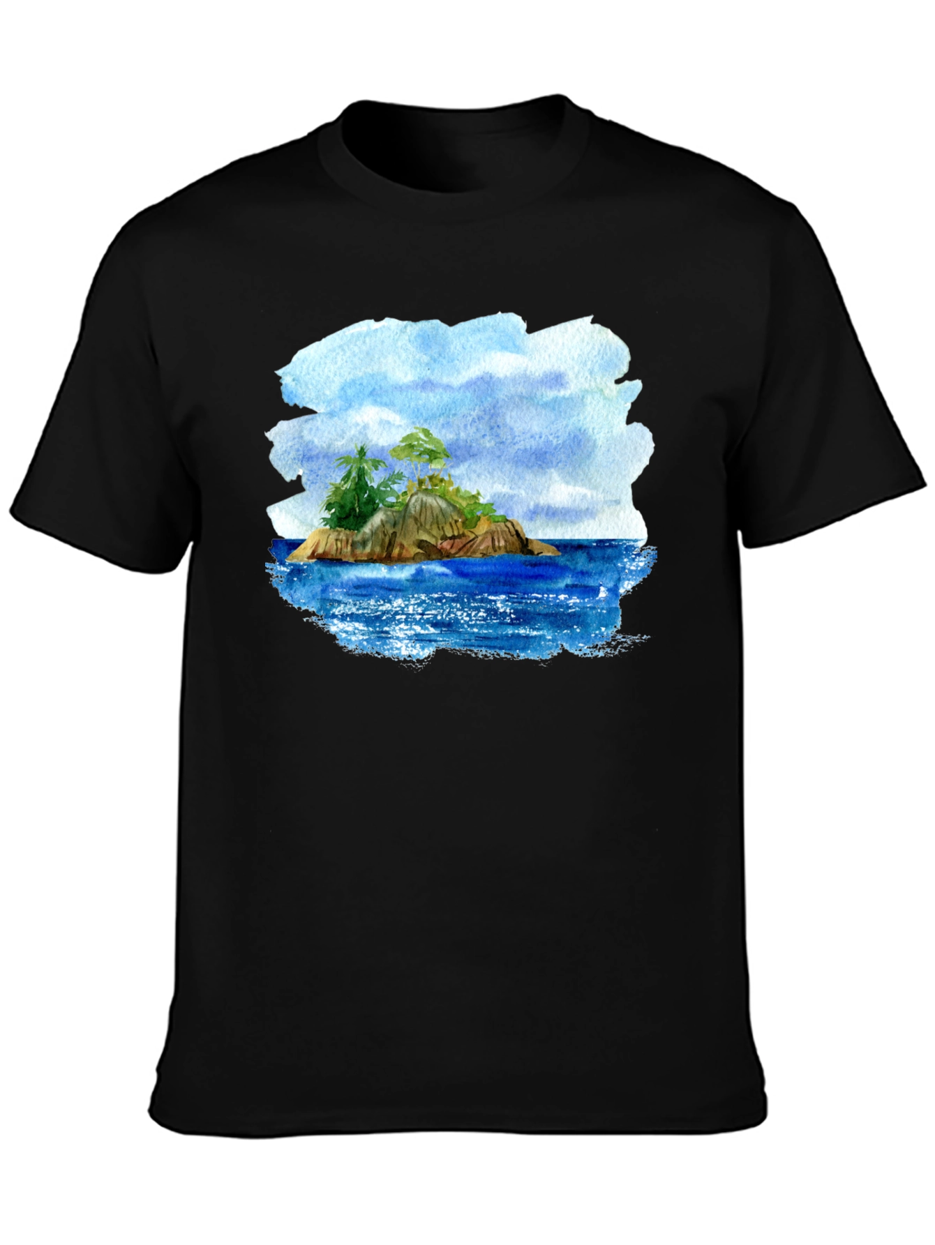 Island Graphic Print Tee