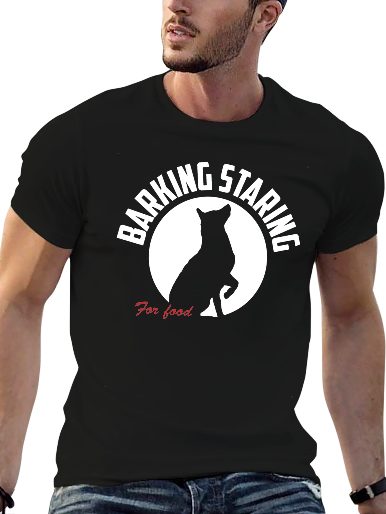 Barking Staring For Food Dog T-Shirt