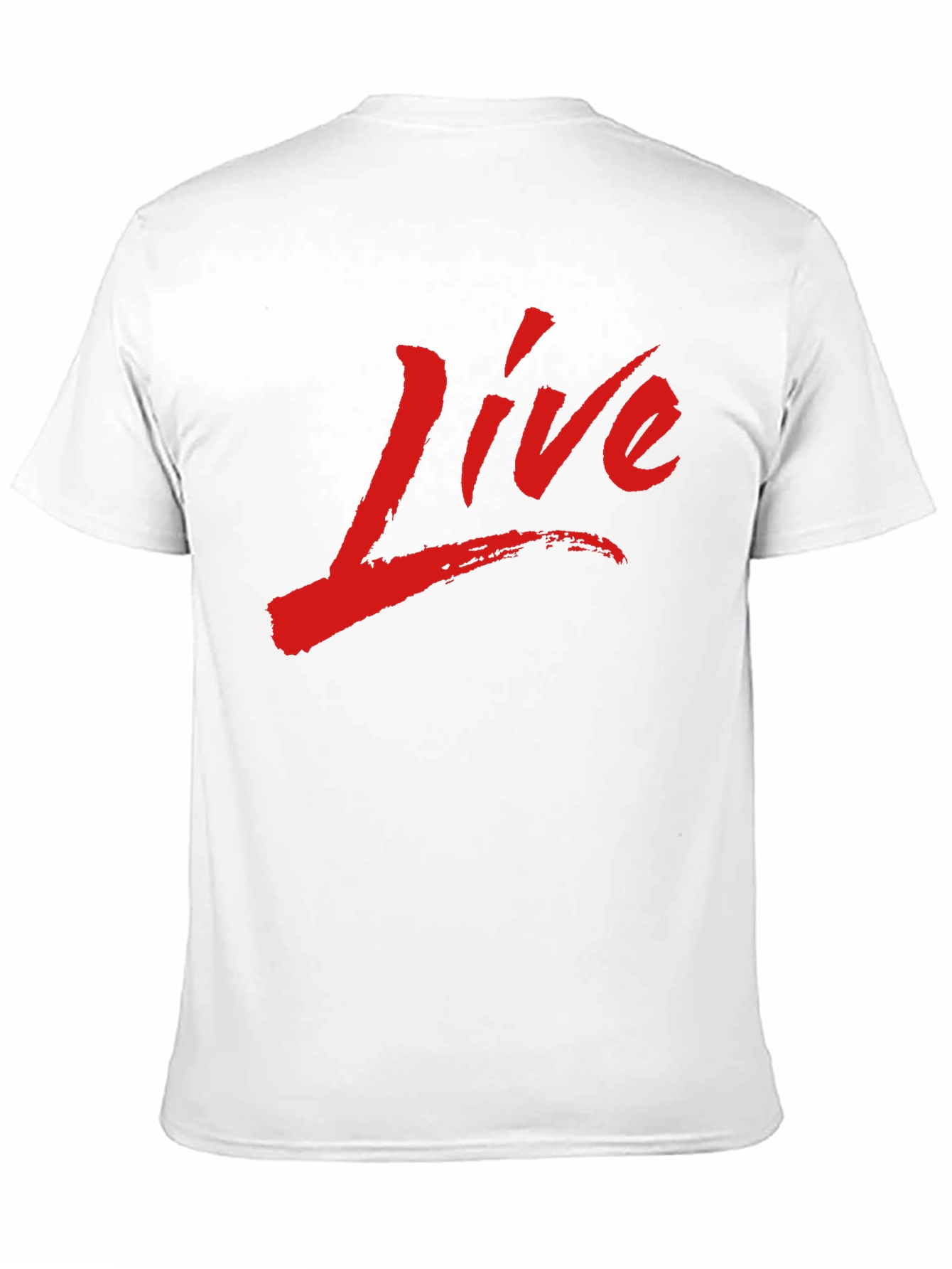 Live Graphic Print Black T-Shirt