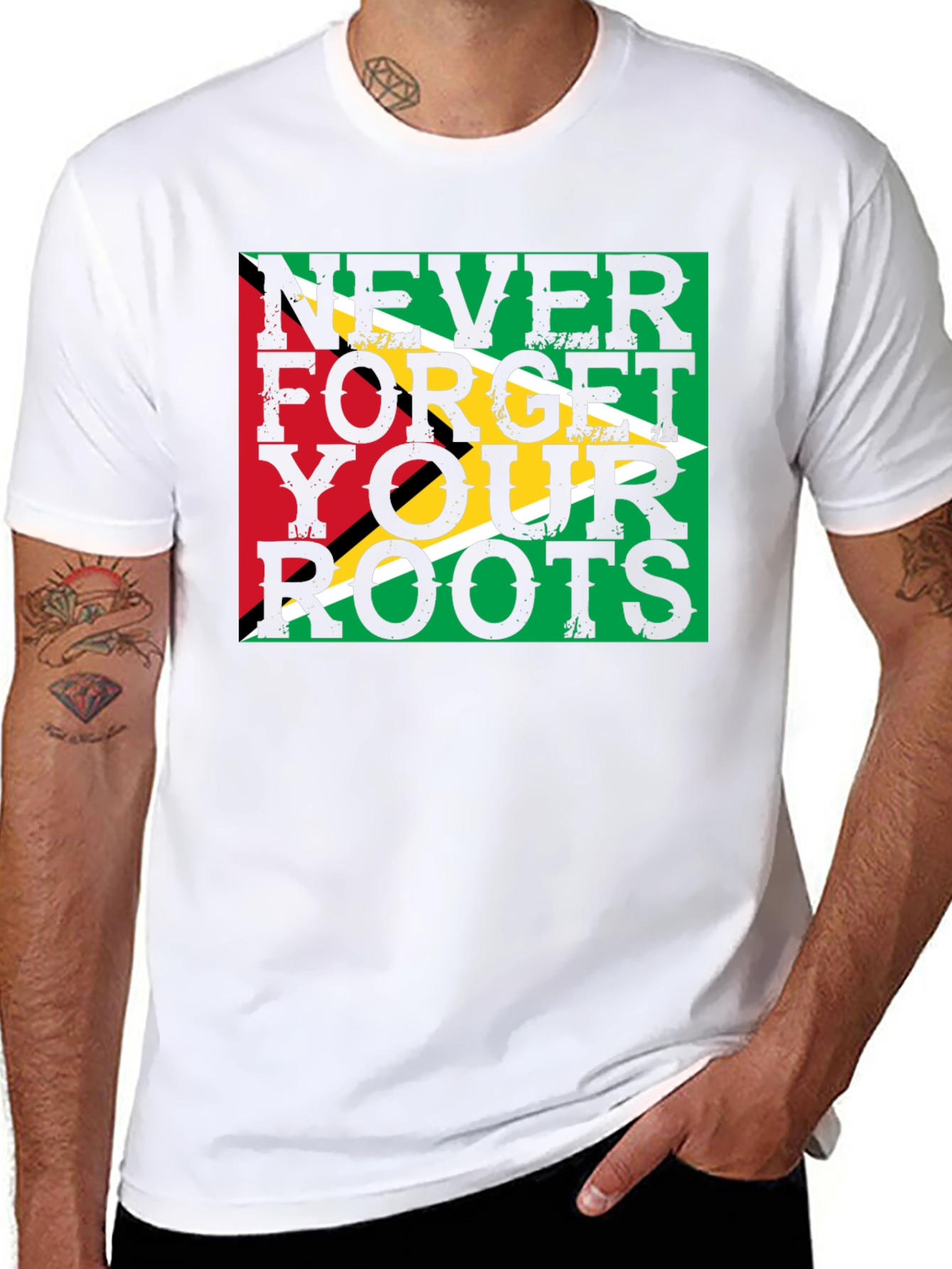 Guyana Roots T-Shirt - Never Forget