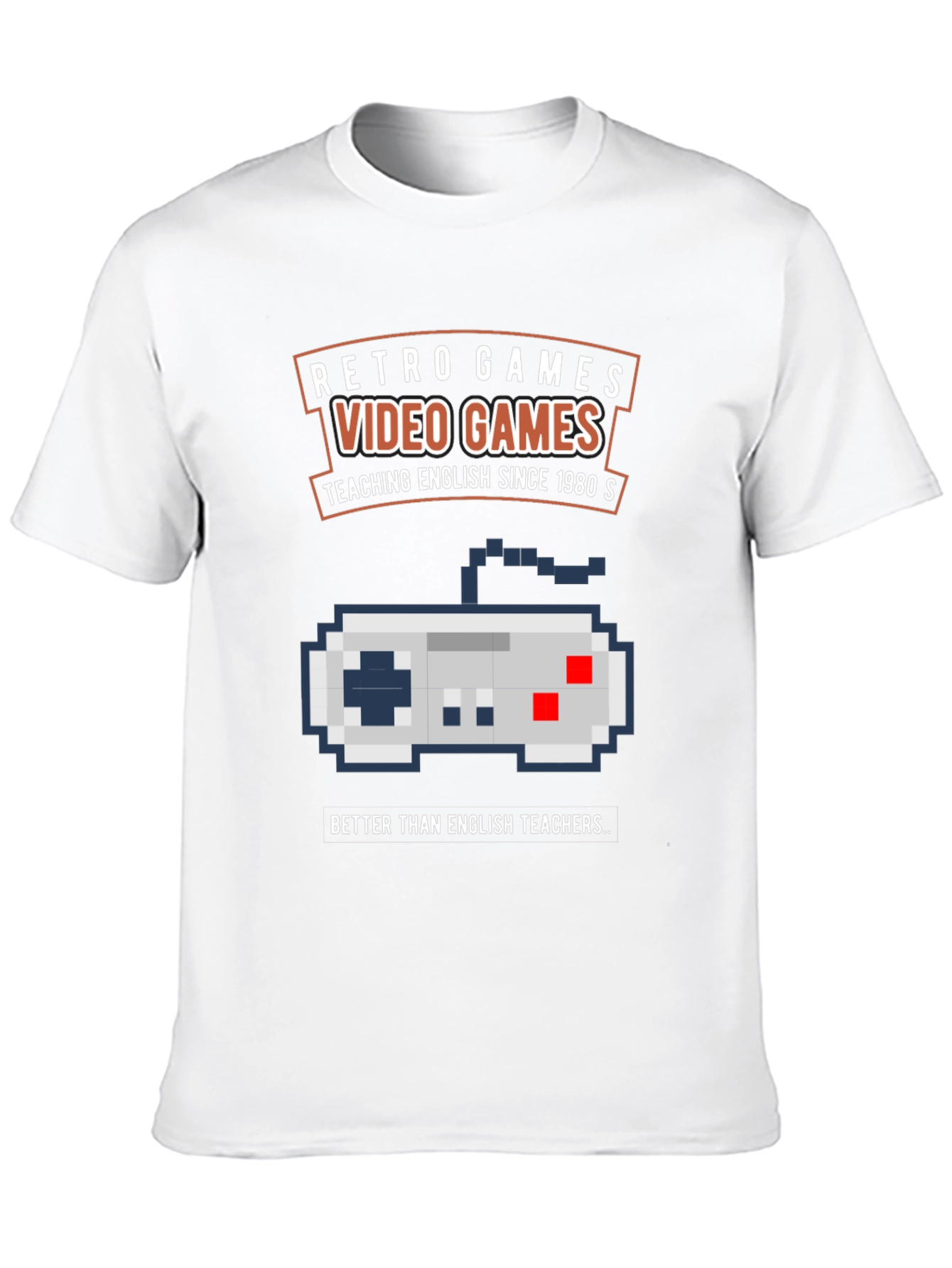 Retro Video Games T-Shirt - English Teacher