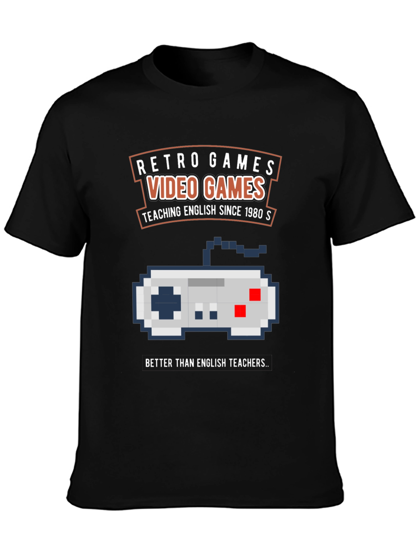 Retro Video Games T-Shirt - English Teacher