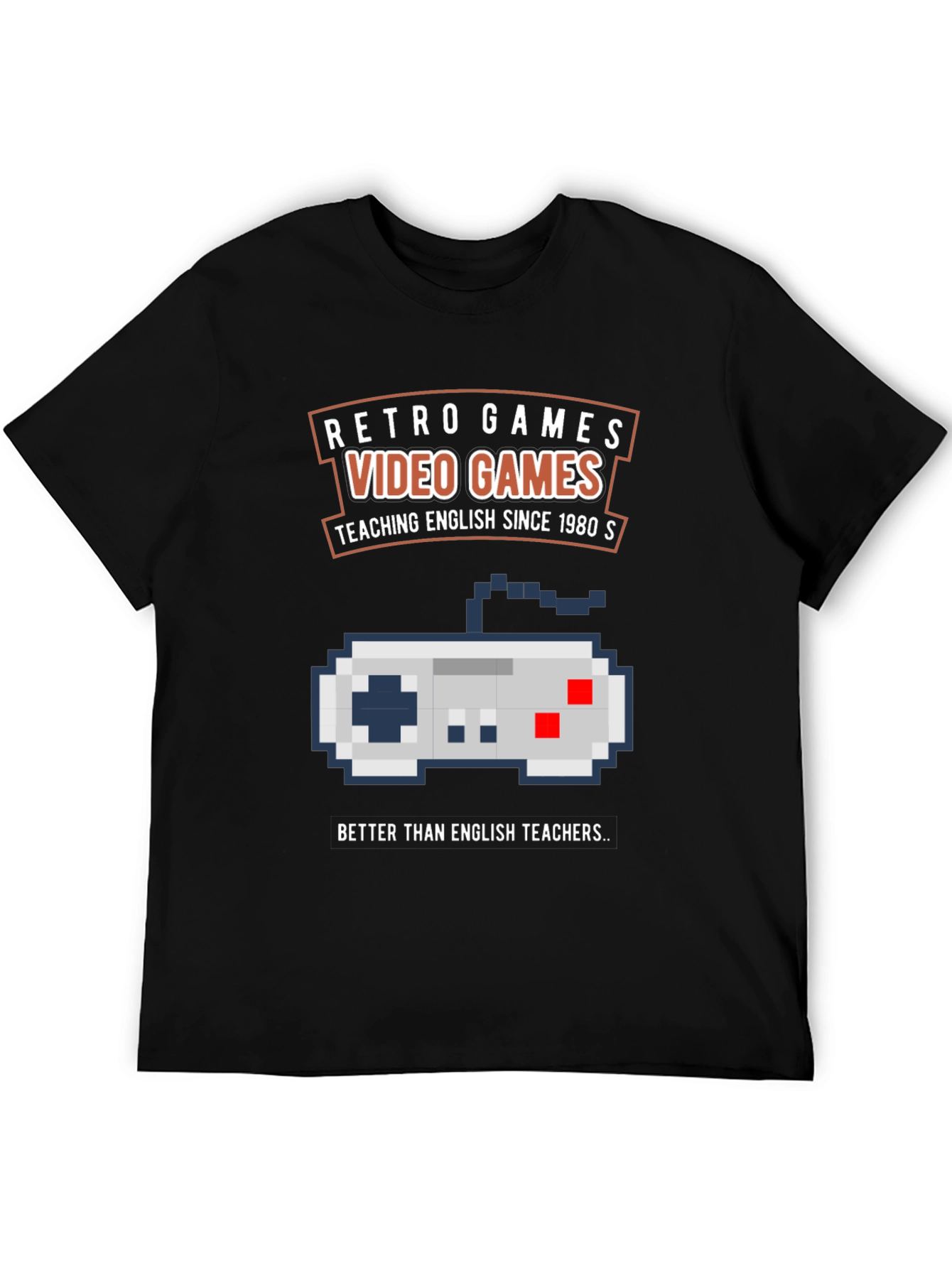 Retro Video Games T-Shirt - English Teacher