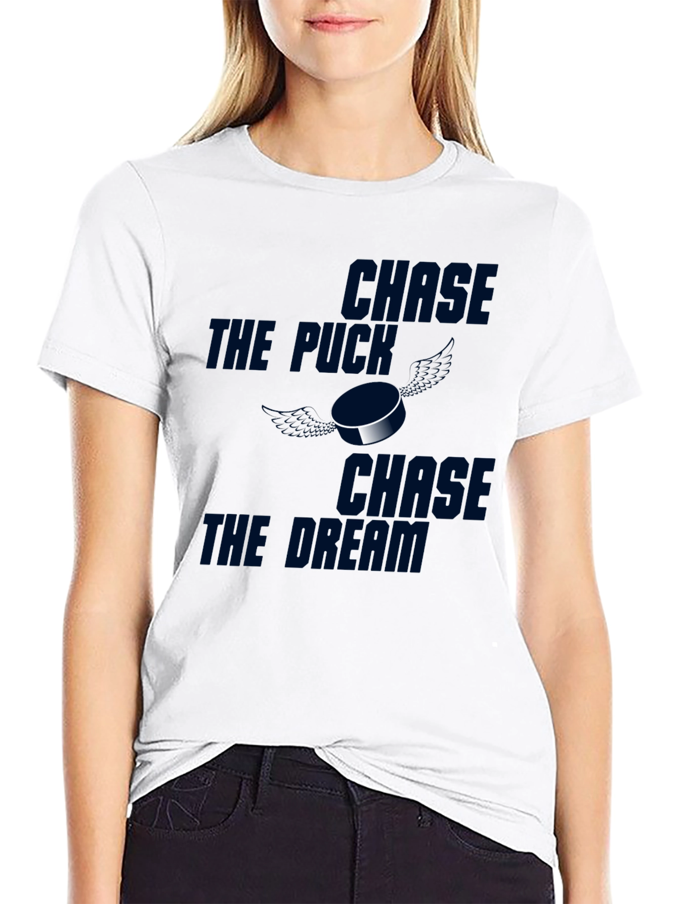 Chase the Puck T-Shirt - Hockey Dream Tee