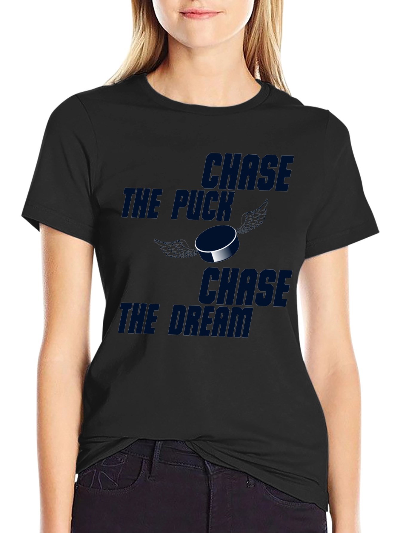 Chase the Puck T-Shirt - Hockey Dream Tee
