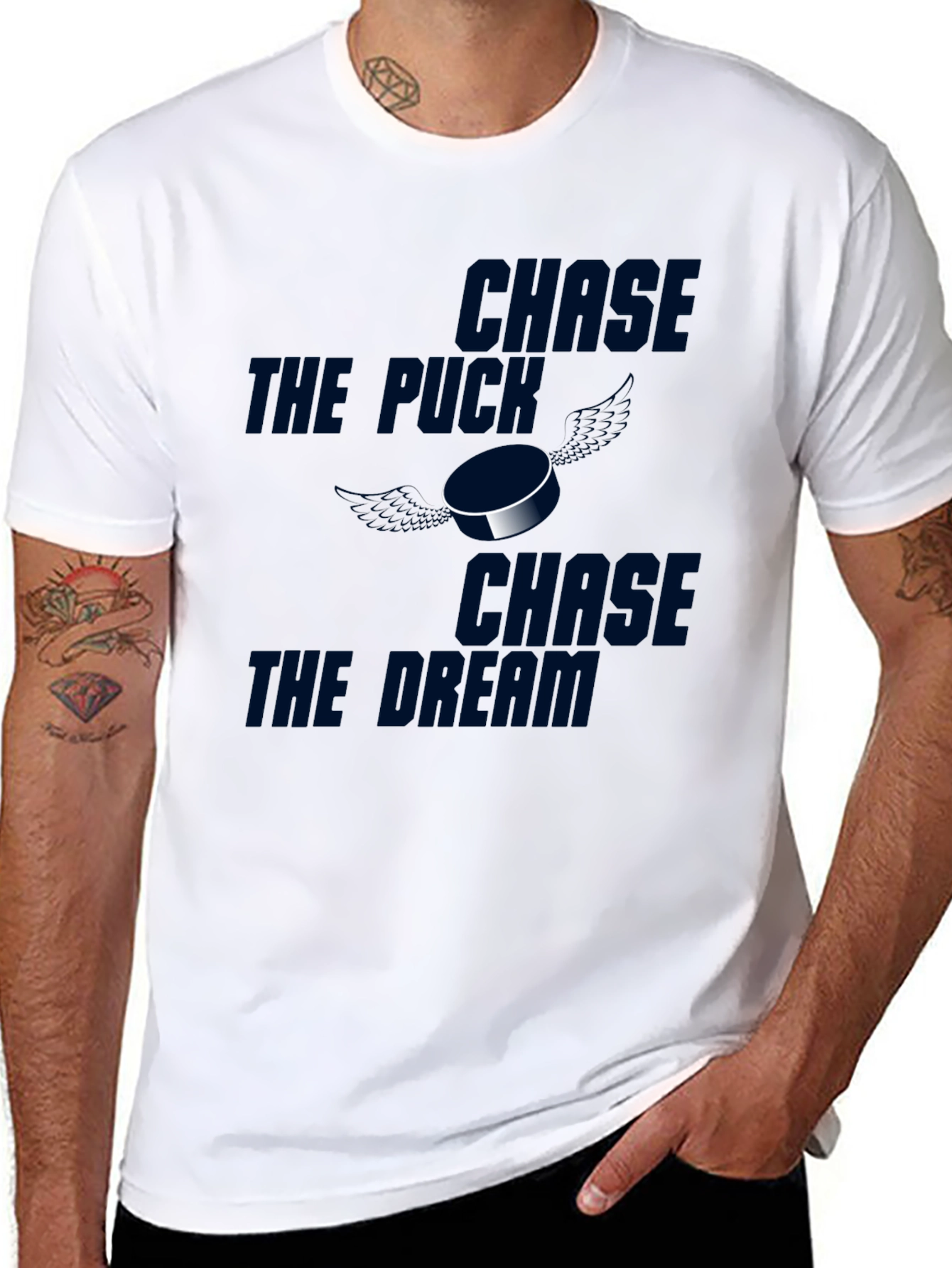 Chase the Puck T-Shirt - Hockey Dream Tee