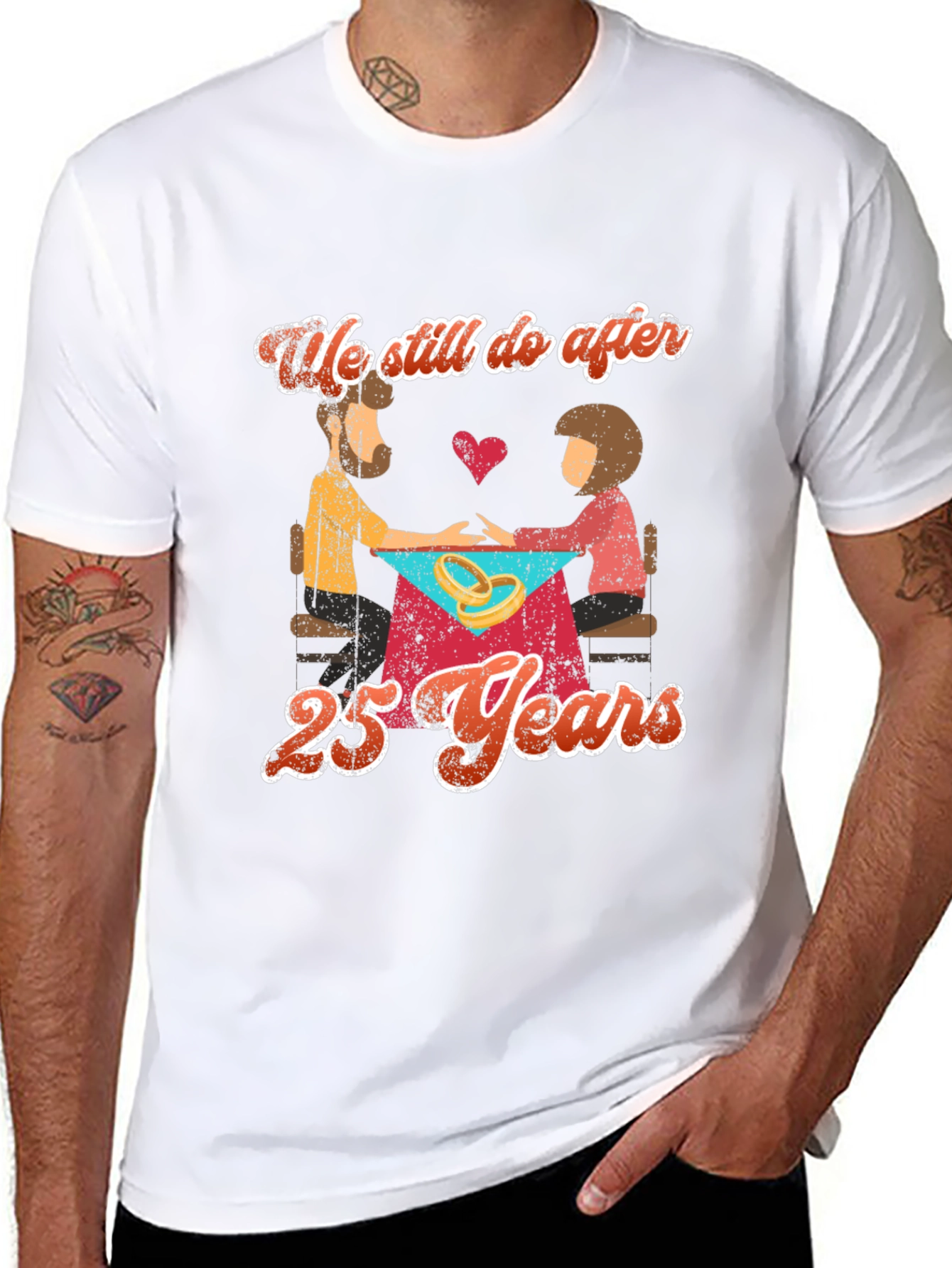 25th Anniversary Couple T-Shirt