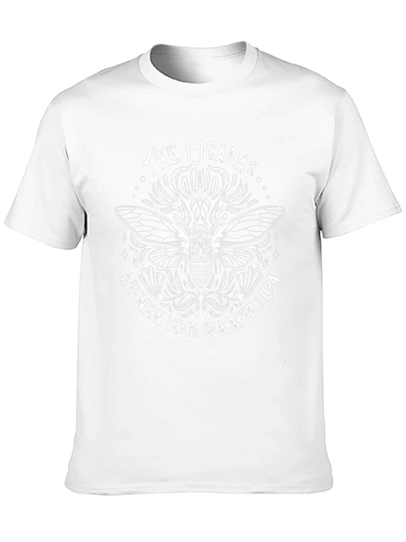 The Cicadas Reunion Tour Summer 2024 Black T-Shirt