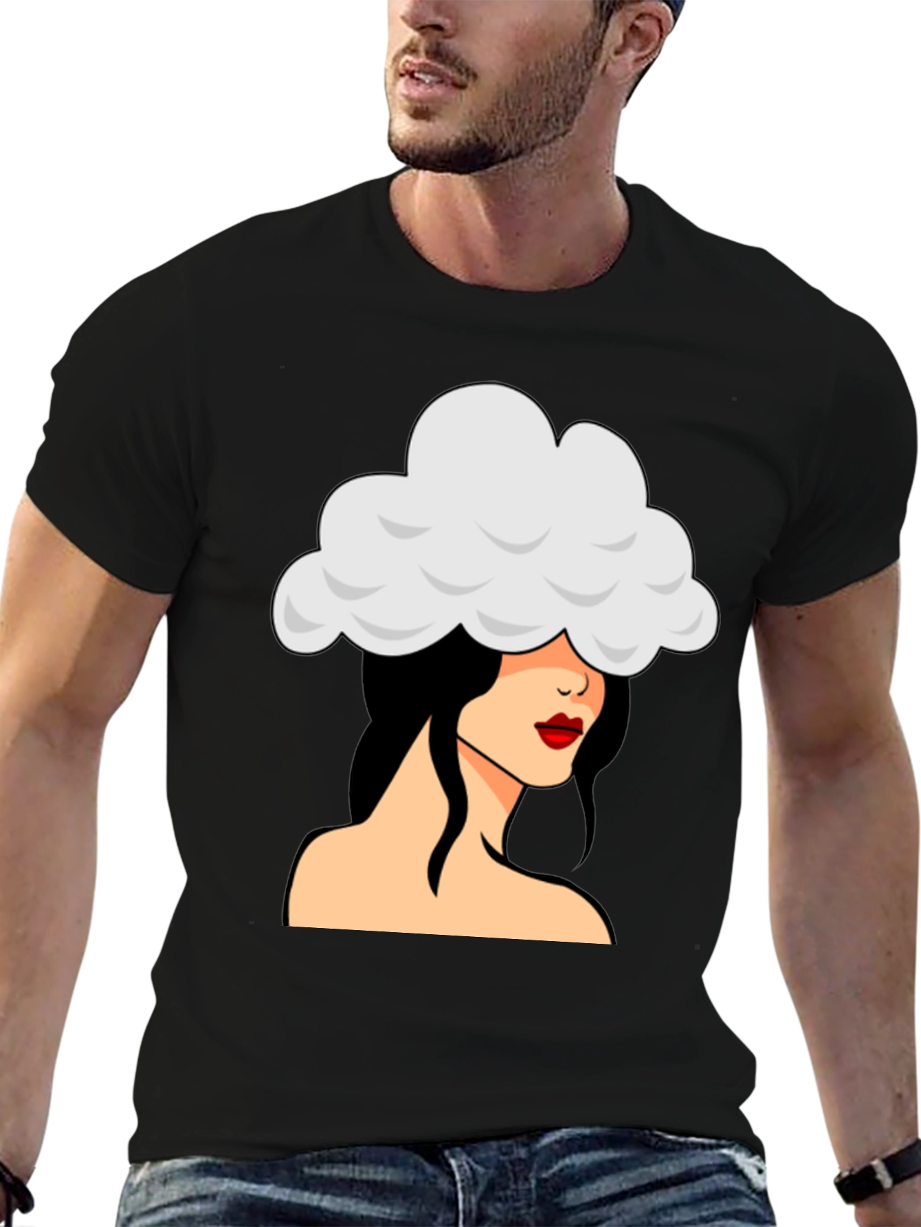 Cloud Head T-Shirt - Unique Graphic Tee