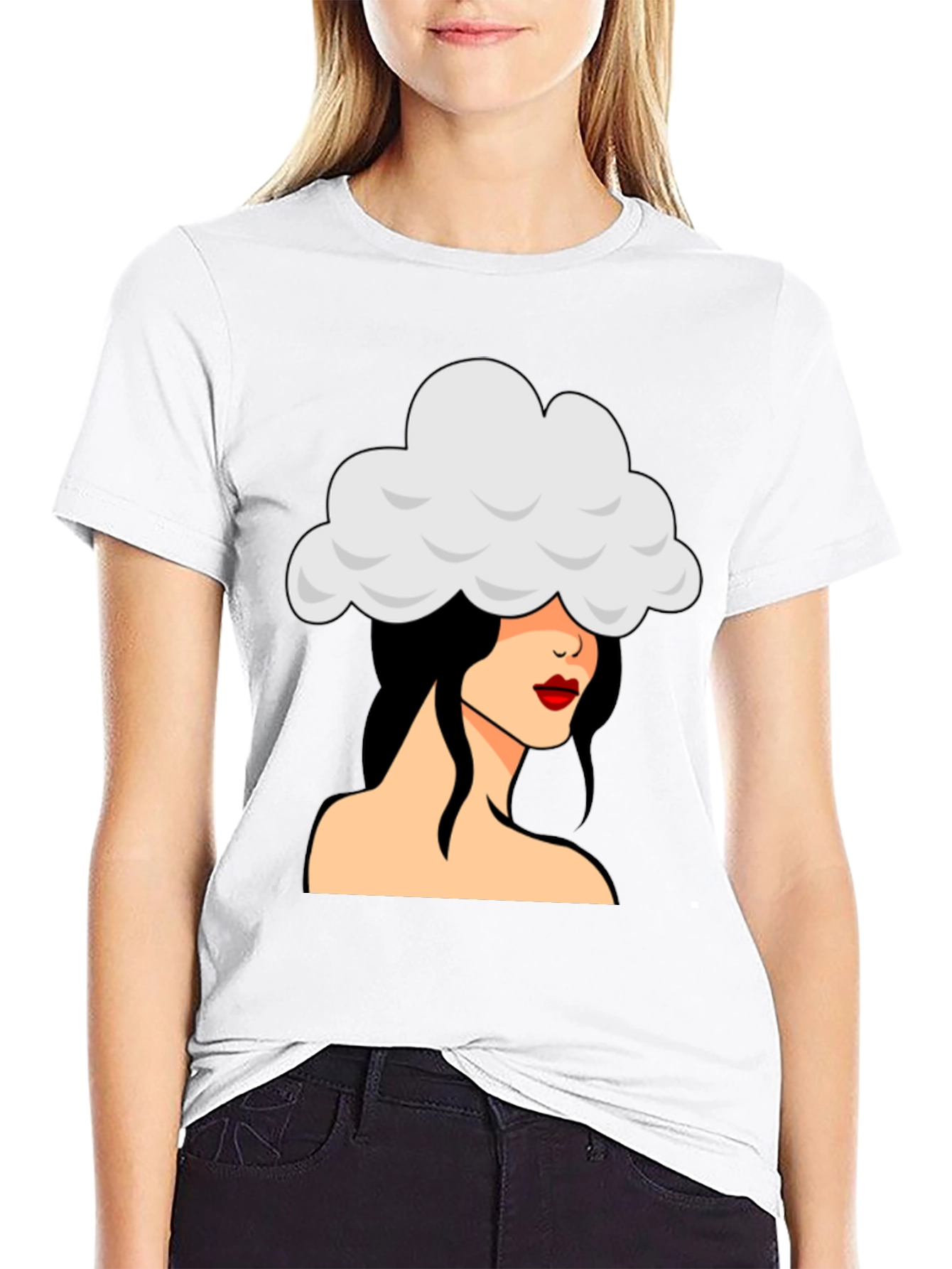 Cloud Head T-Shirt - Unique Graphic Tee