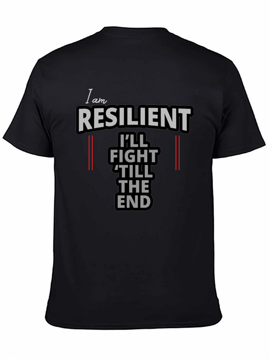 Resilient Graphic Tee - Motivational Strength T-Shirt