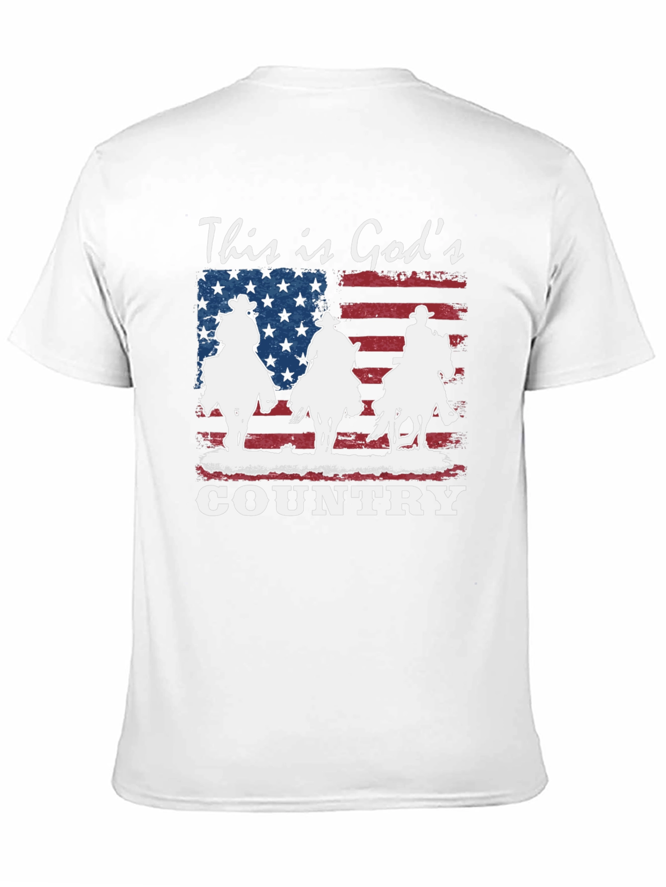 Gods Country Patriotic Graphic T-Shirt
