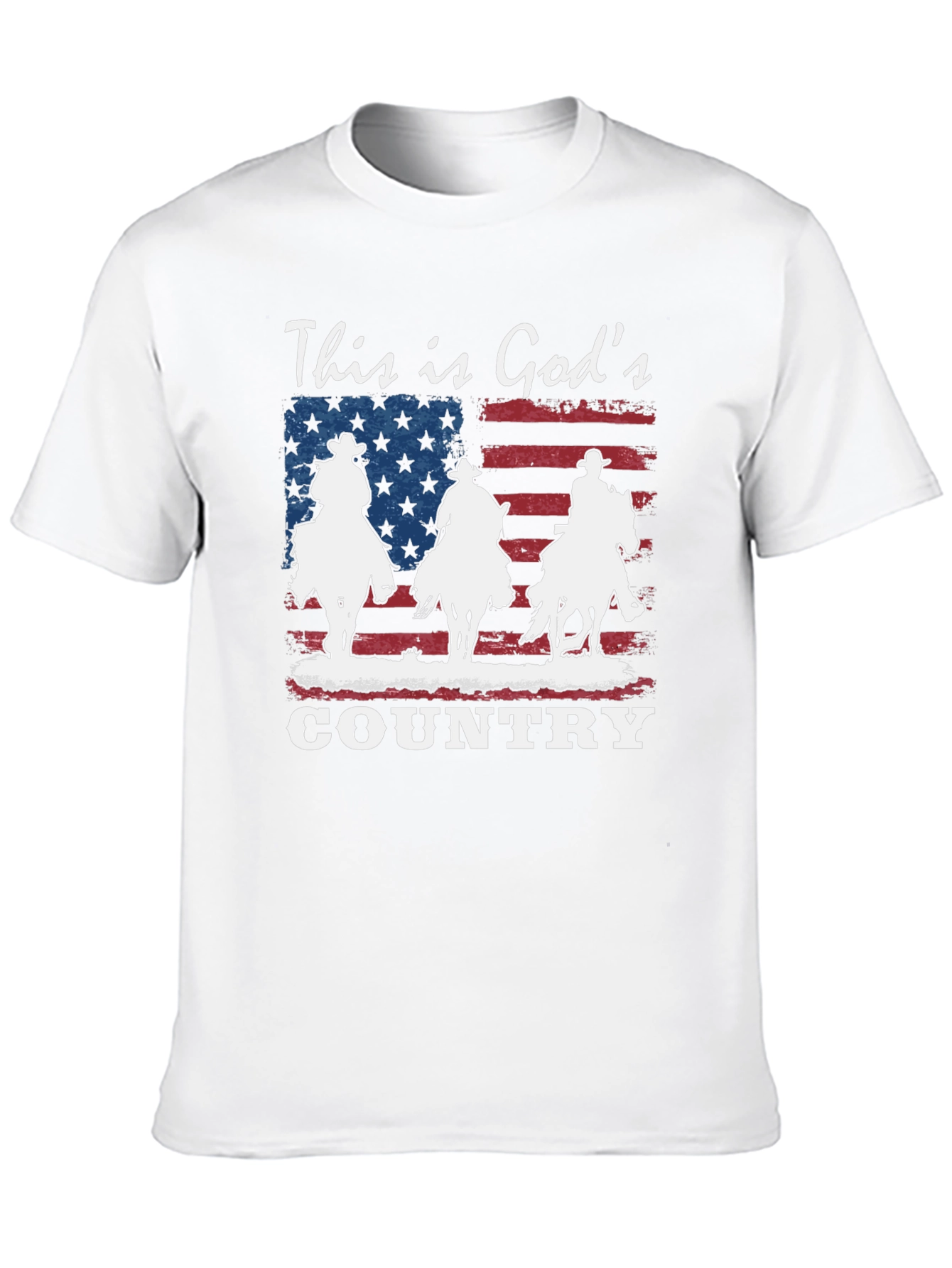 Gods Country Patriotic Graphic T-Shirt