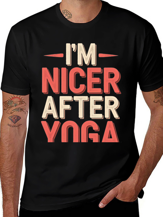 Im Nicer After Yoga Black T-Shirt