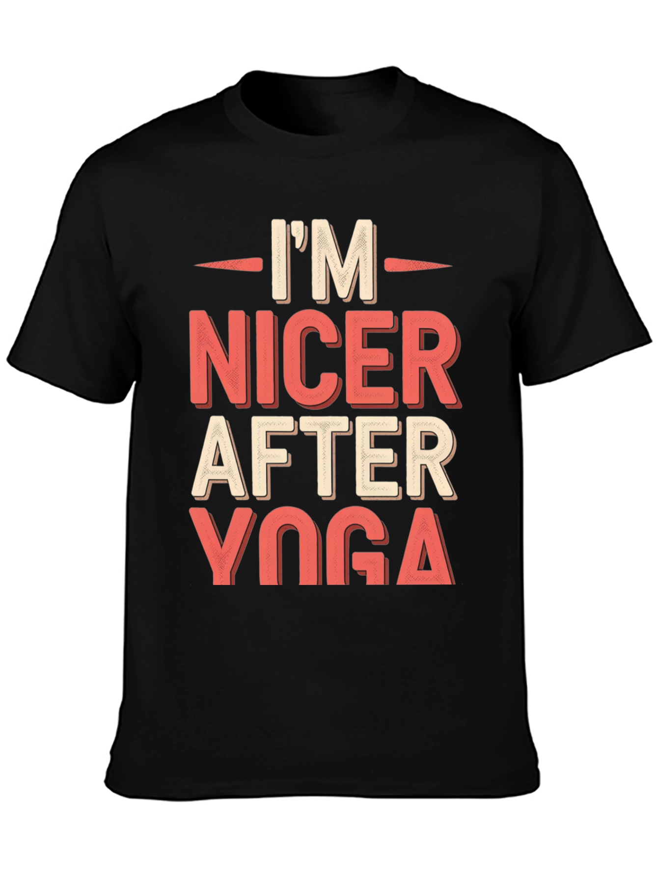 Im Nicer After Yoga Black T-Shirt