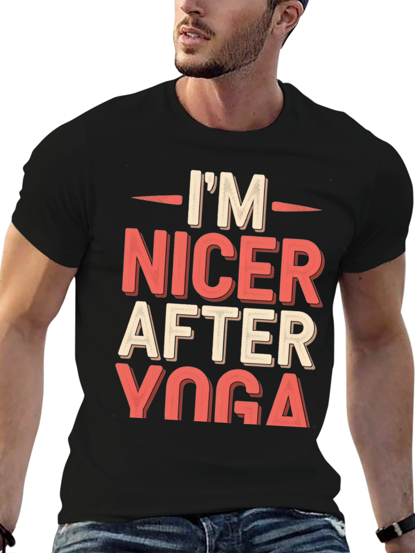 Im Nicer After Yoga Black T-Shirt