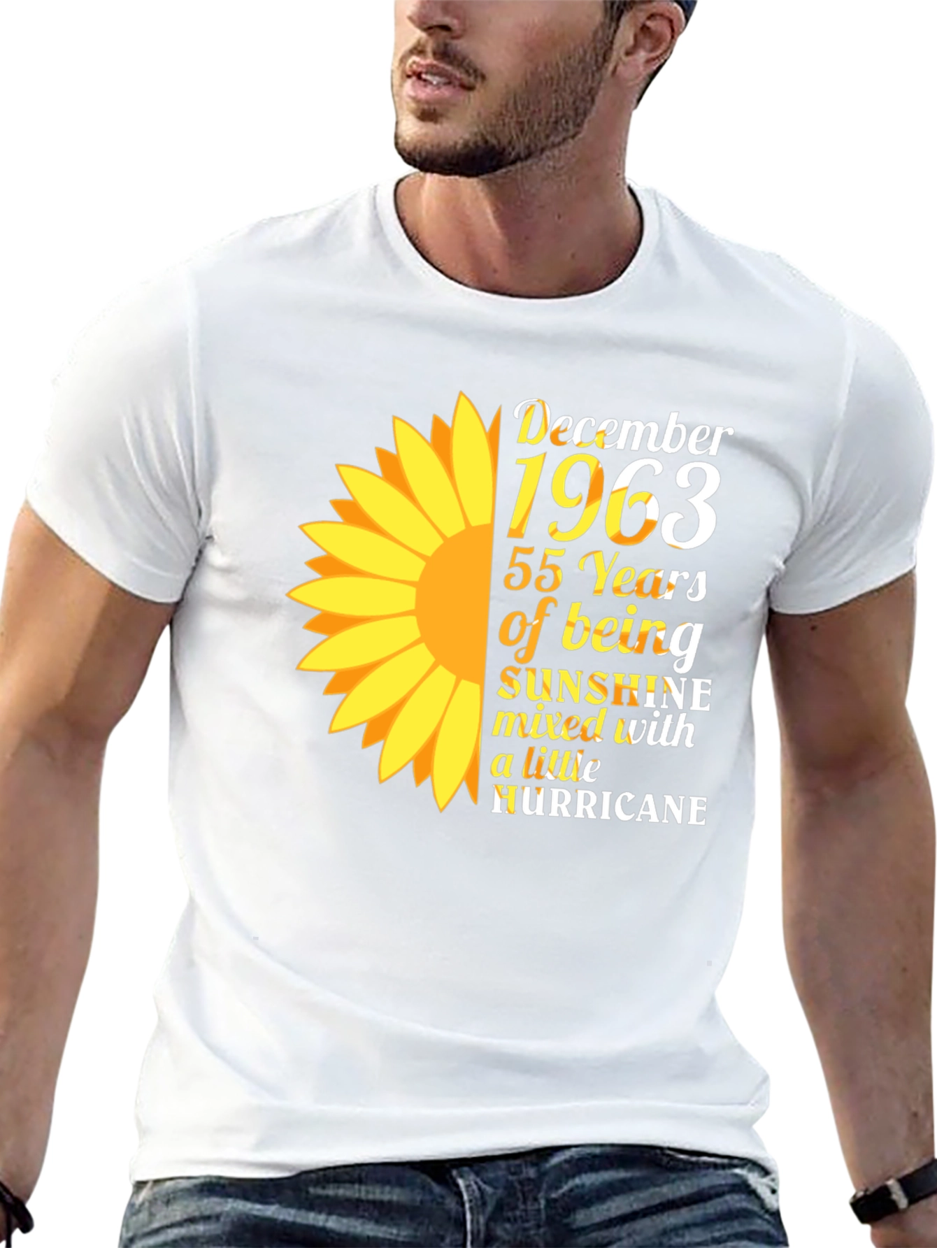 December 1963 Sunflower Graphic T-Shirt