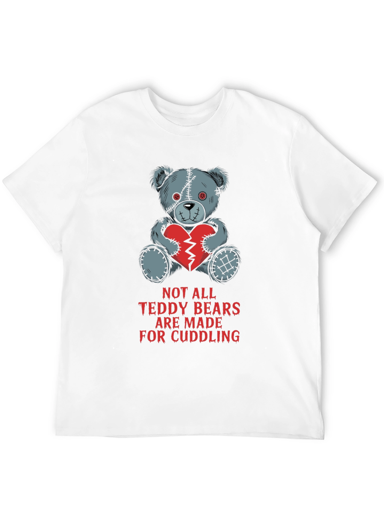 Edgy Teddy Bear T-Shirt - Not for Cuddling
