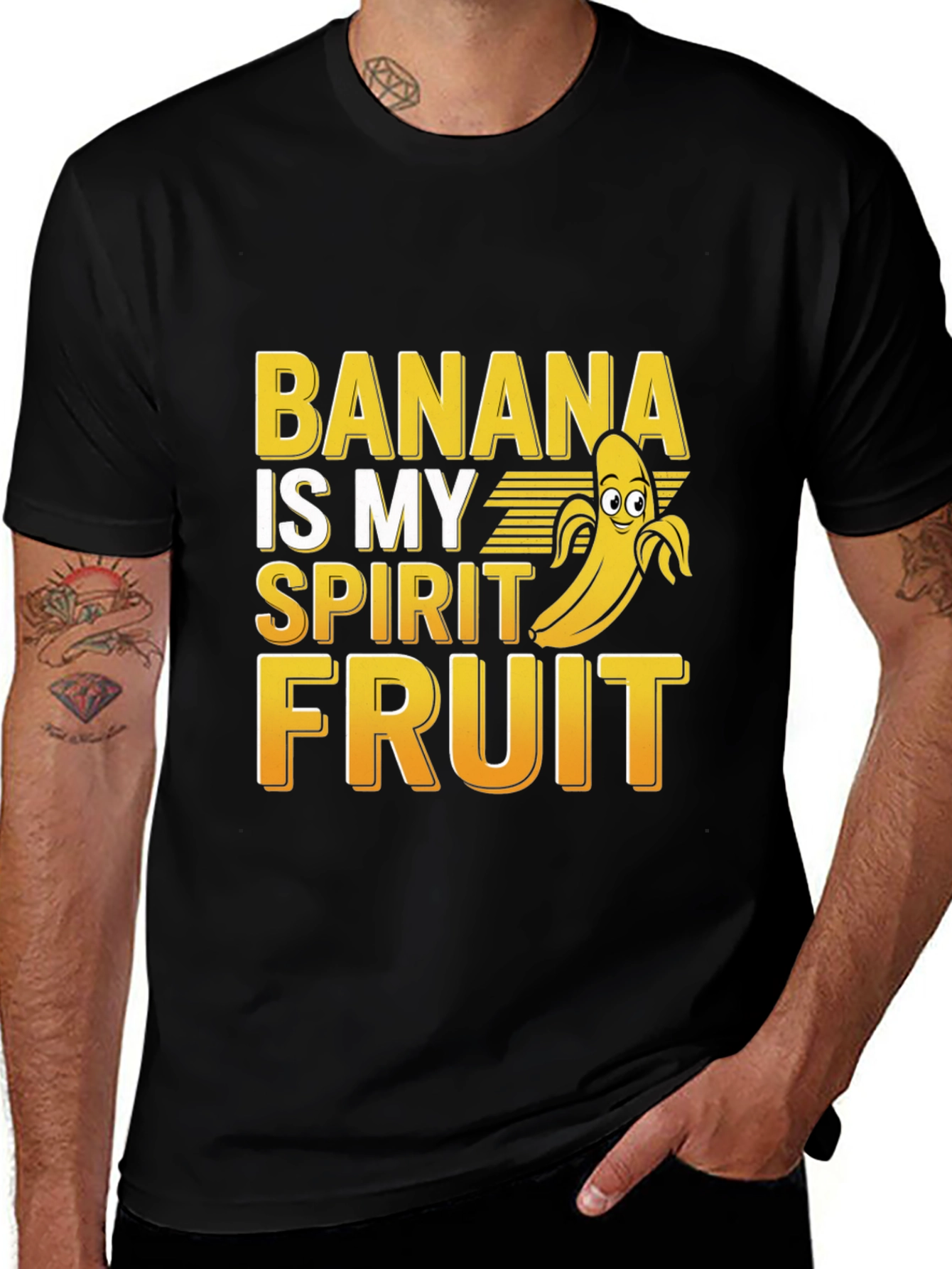 Banana is My Spirit Fruit Graphic Tee