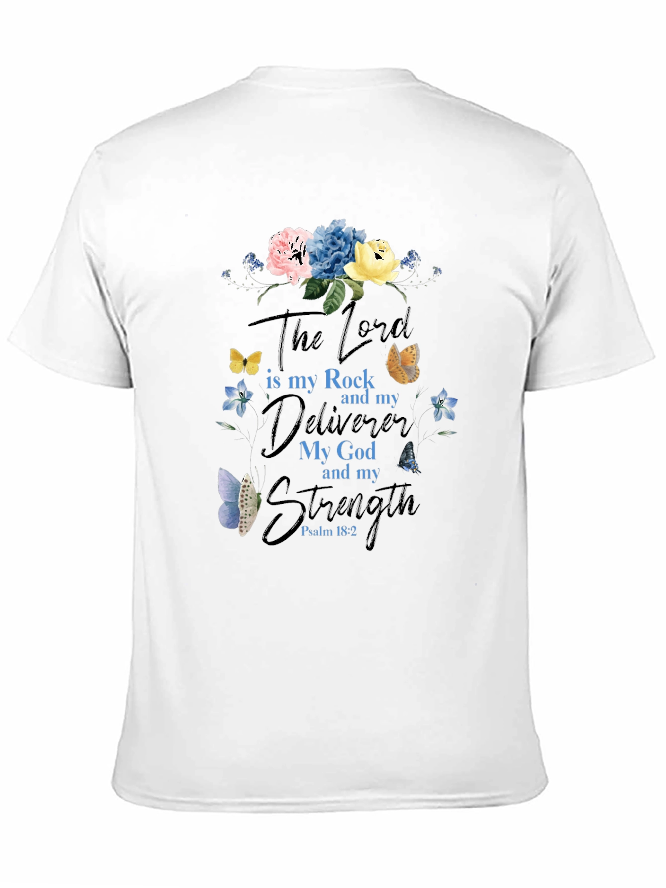 Faith-Based Floral T-Shirt