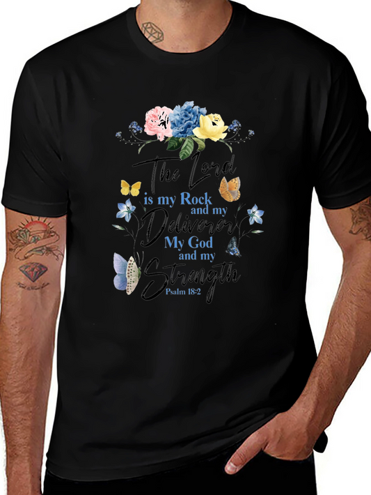 Faith-Based Floral T-Shirt