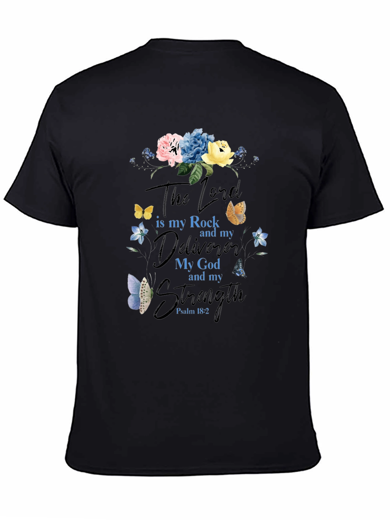 Faith-Based Floral T-Shirt
