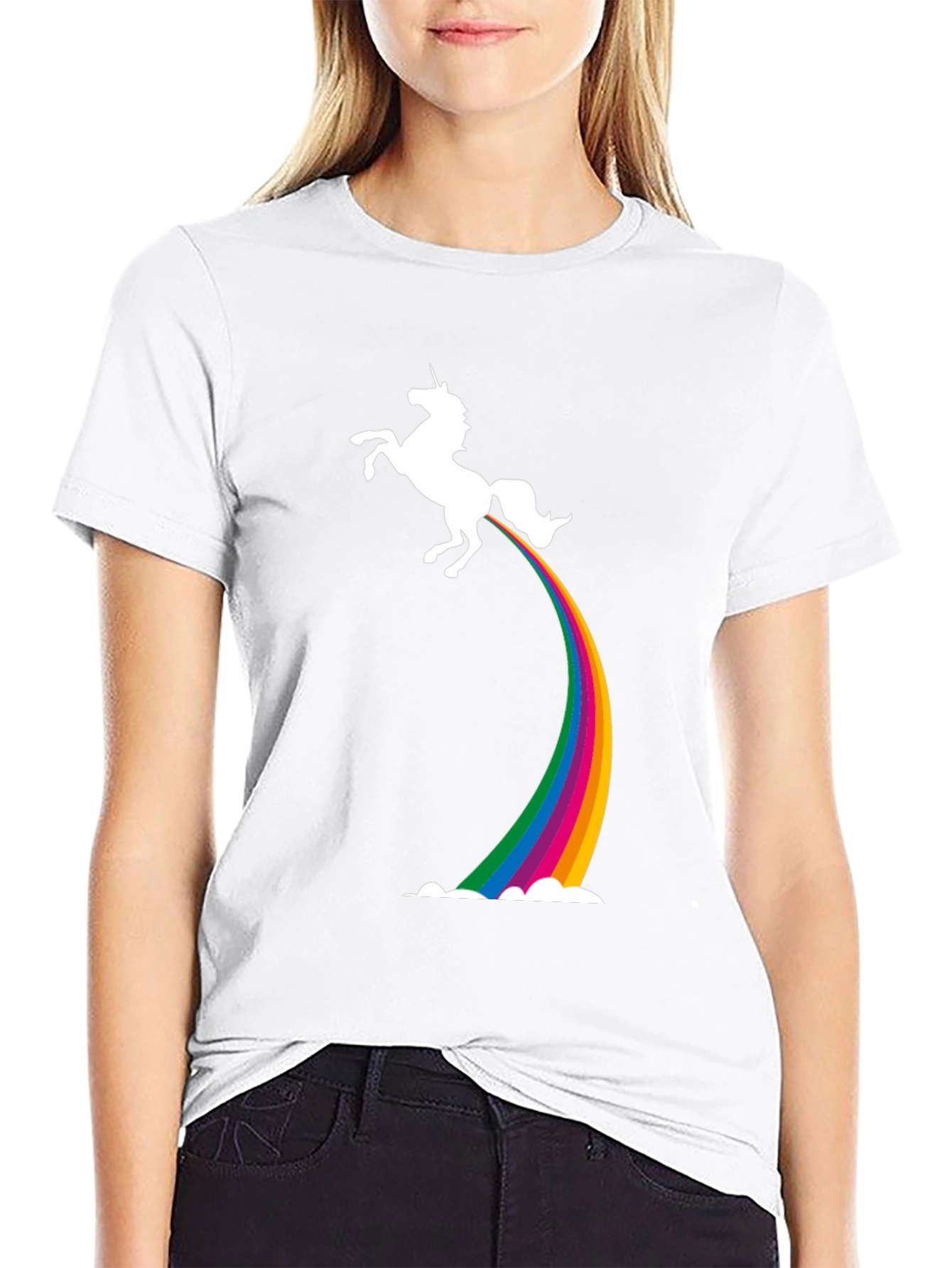 Unicorn Rainbow Funny Graphic Tee