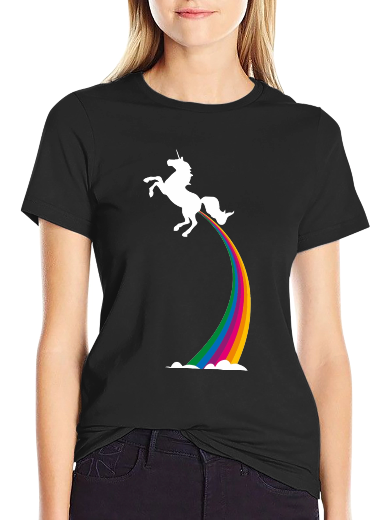 Unicorn Rainbow Funny Graphic Tee