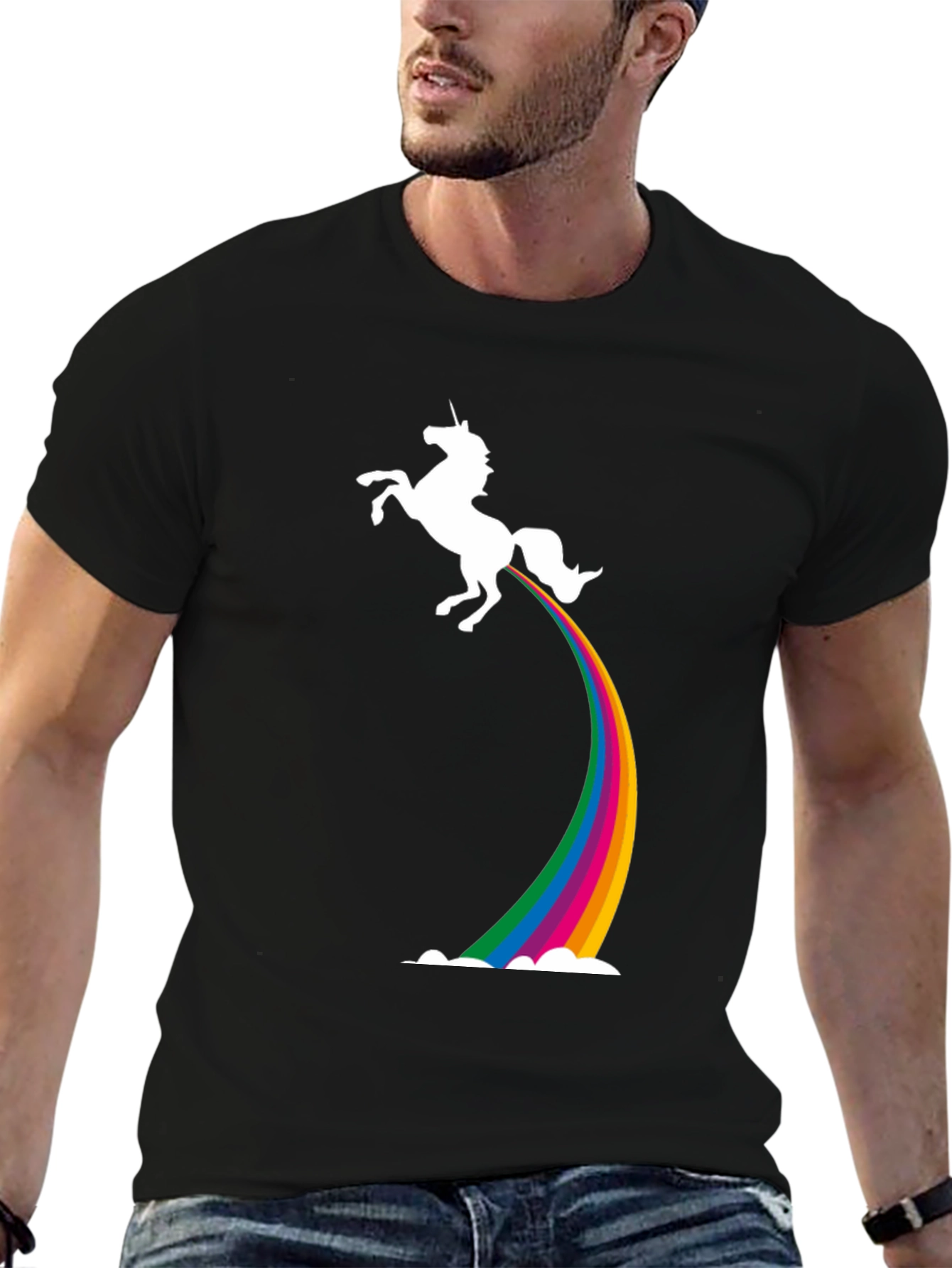 Unicorn Rainbow Funny Graphic Tee