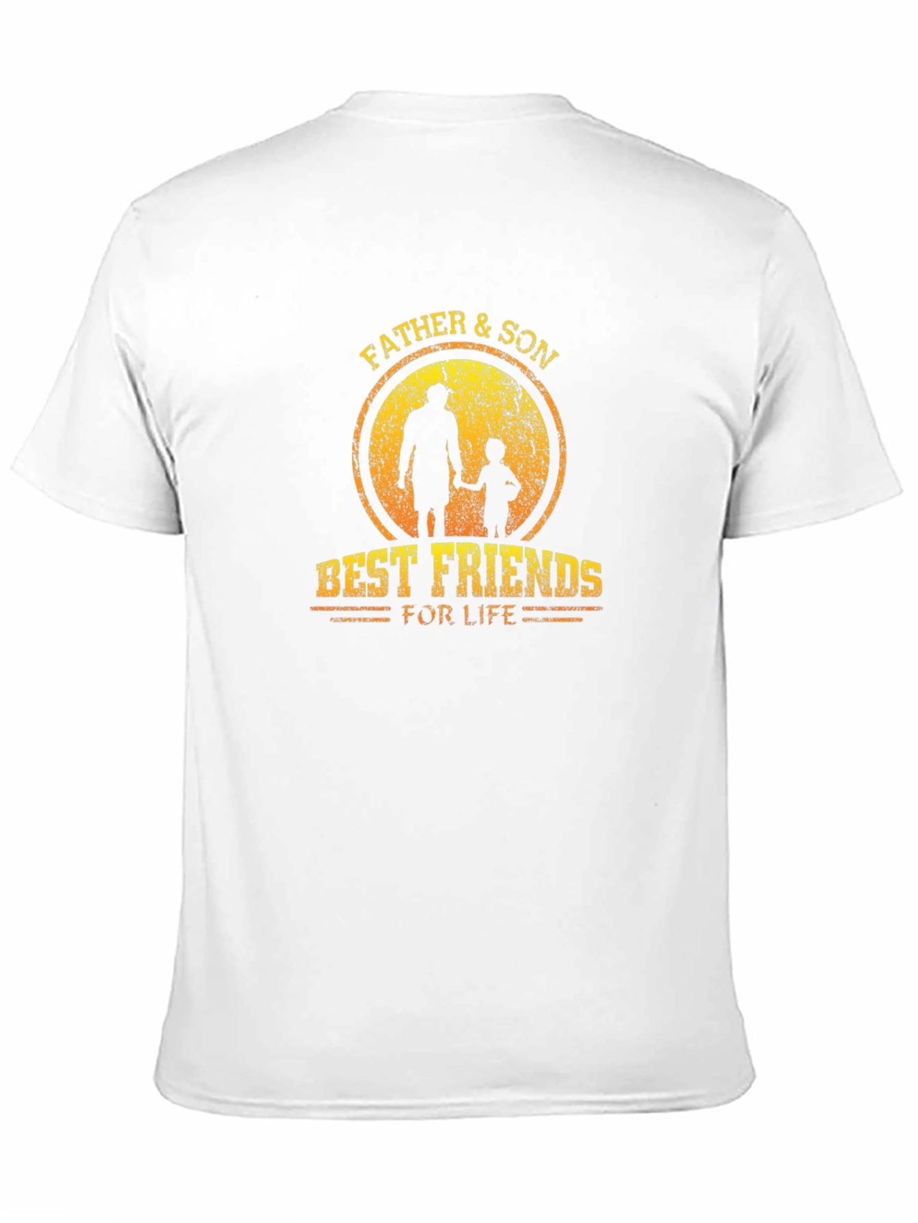 Father & Son Best Friends Black Graphic Tee