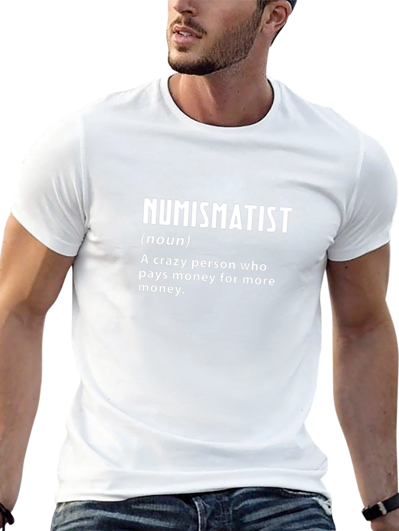 Numismatist Definition Black T-Shirt