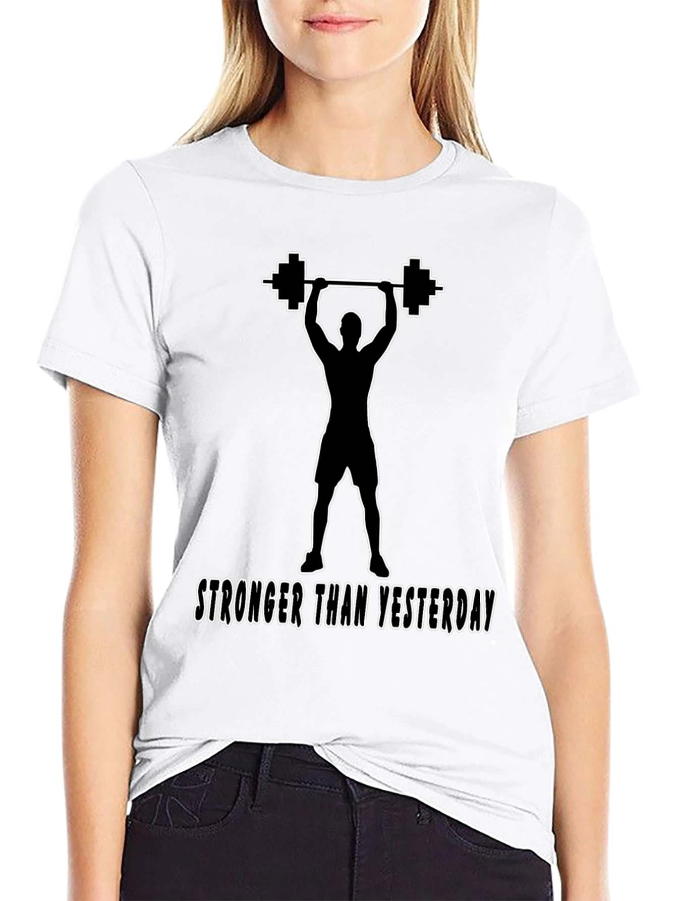 Stronger Than Yesterday Graphic T-Shirt