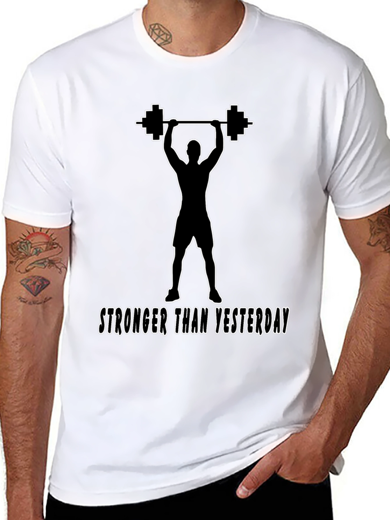 Stronger Than Yesterday Graphic T-Shirt