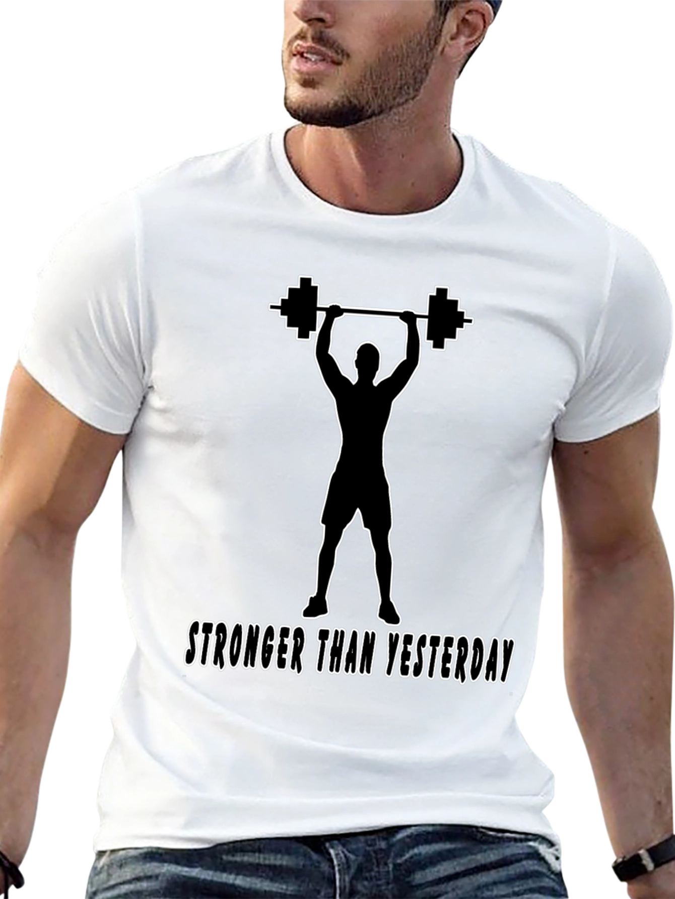 Stronger Than Yesterday Graphic T-Shirt
