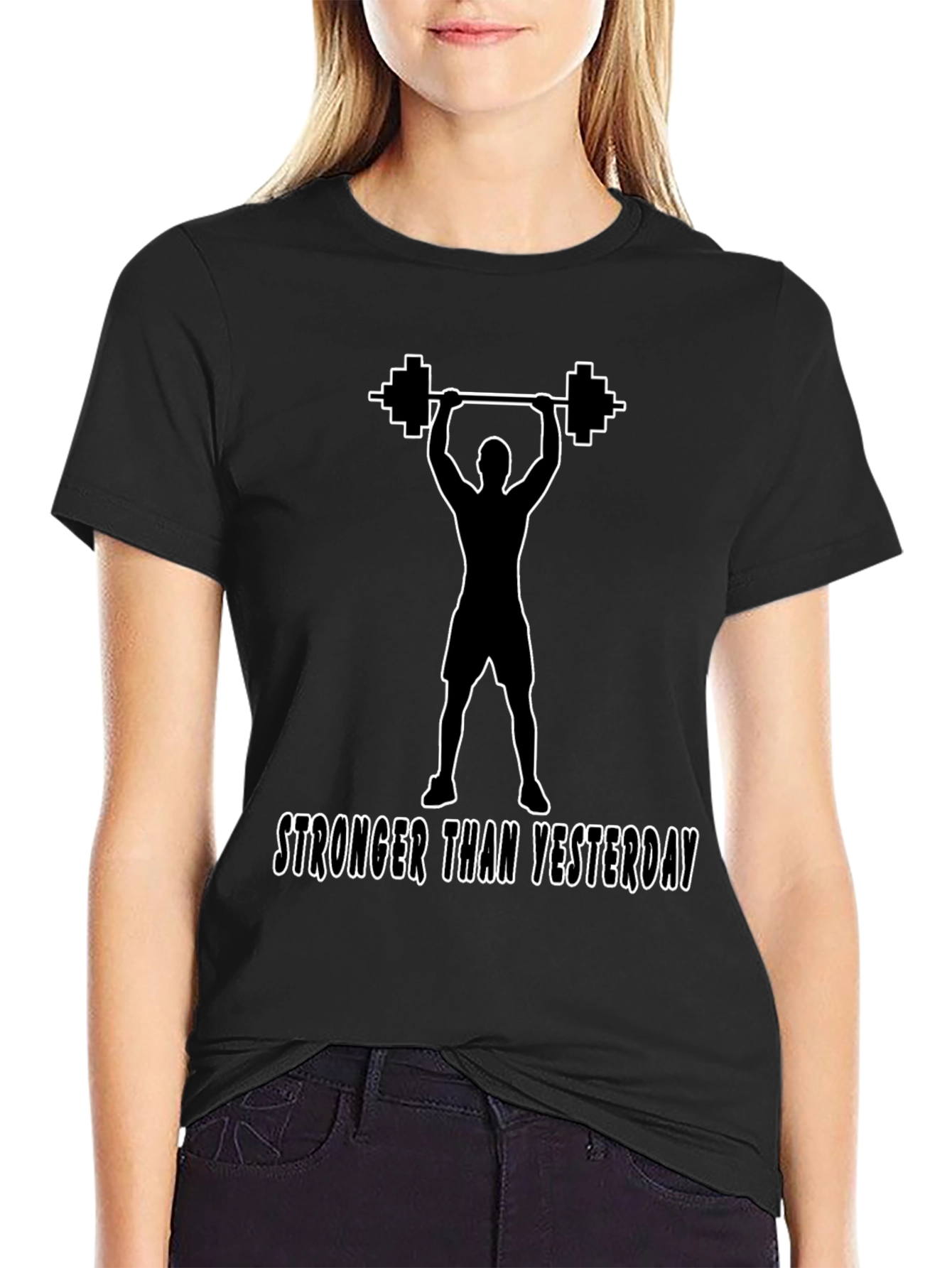 Stronger Than Yesterday Graphic T-Shirt