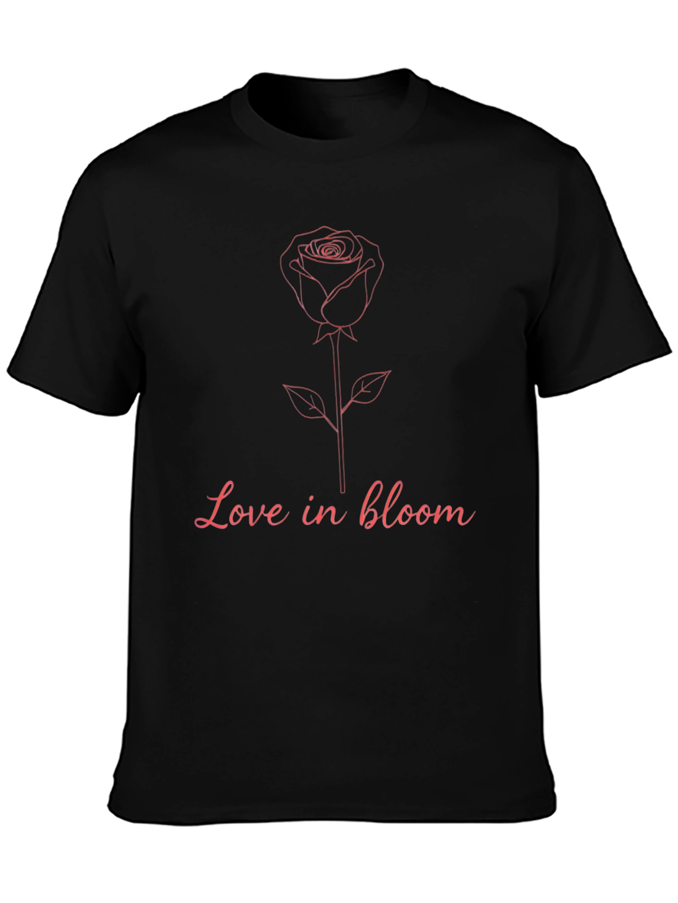 Love In Bloom Rose Graphic T-Shirt