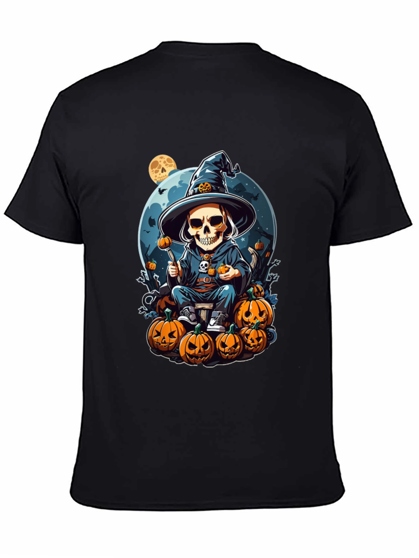 Halloween Skeleton Witch T-Shirt