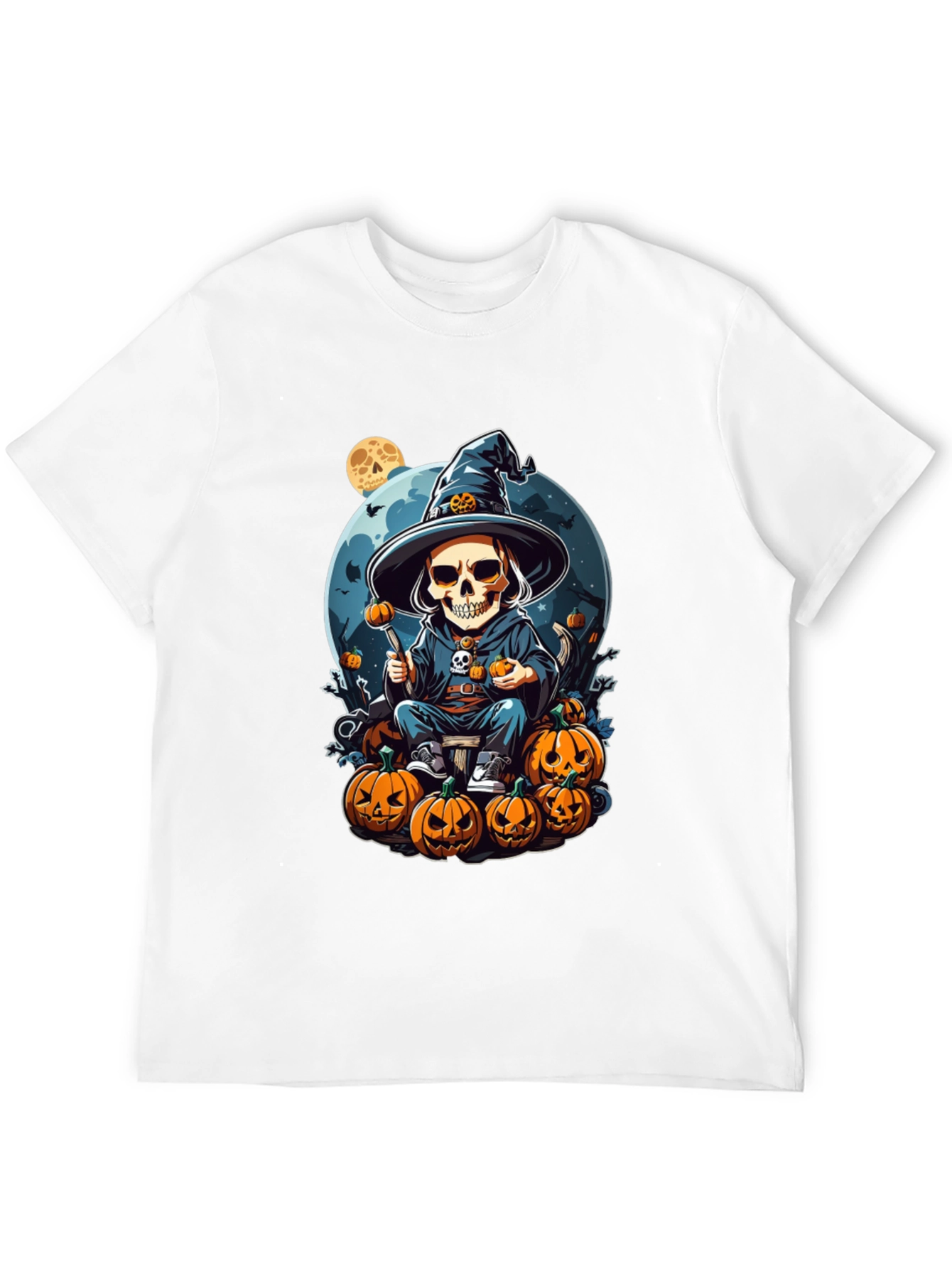 Halloween Skeleton Witch T-Shirt