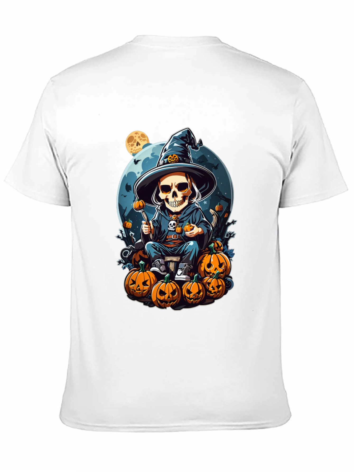 Halloween Skeleton Witch T-Shirt