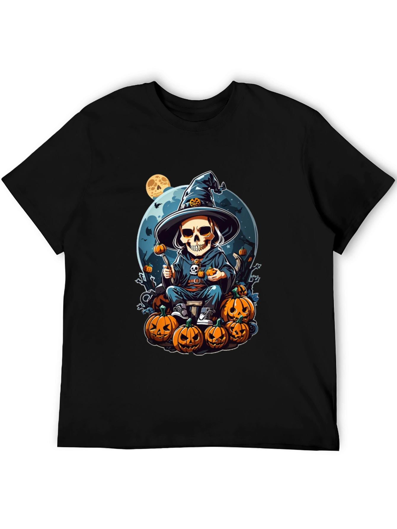 Halloween Skeleton Witch T-Shirt