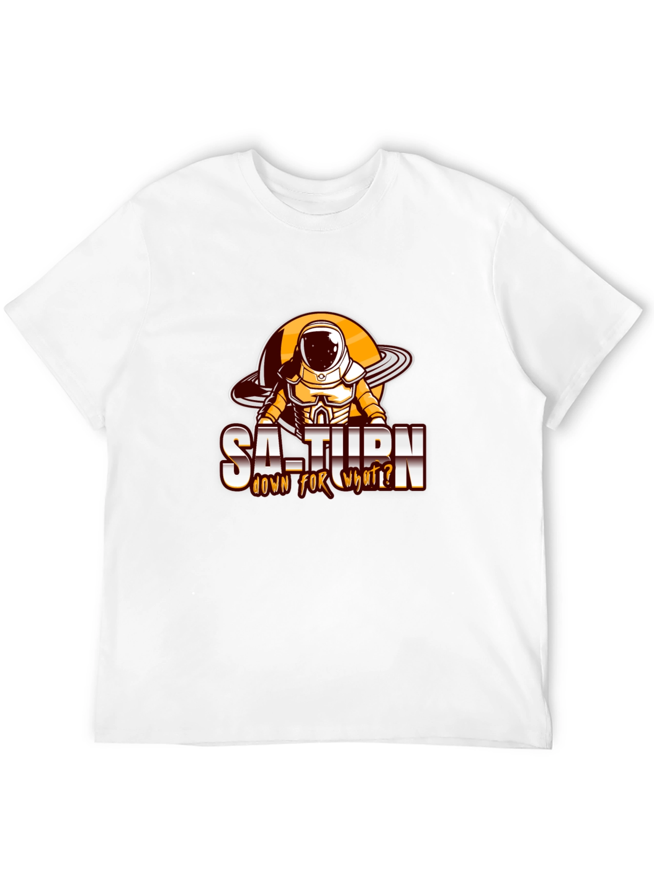 Saturn Astronaut Graphic Tee - Down for What?
