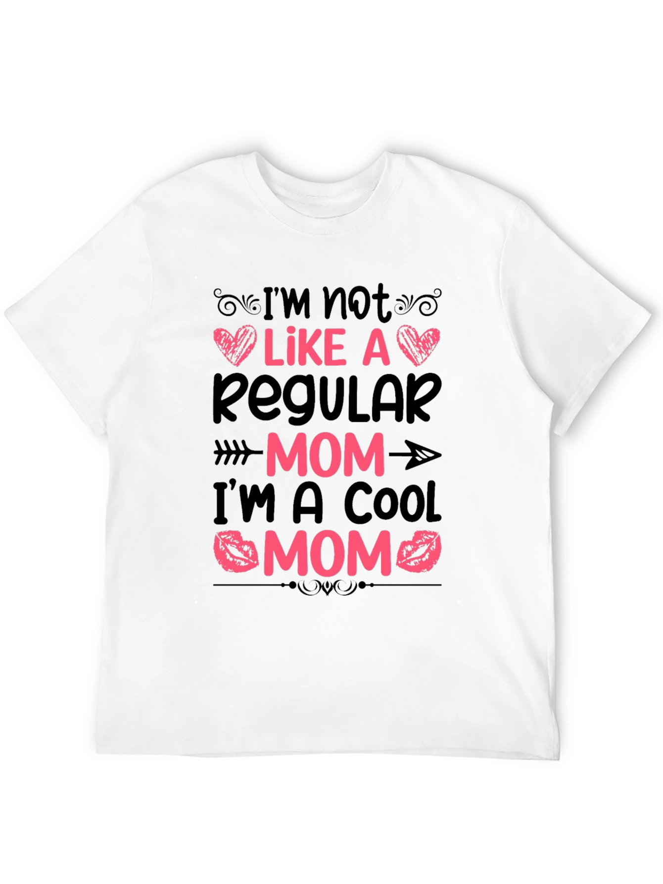 Cool Mom Graphic Tee - Novelty Womens T-Shirt