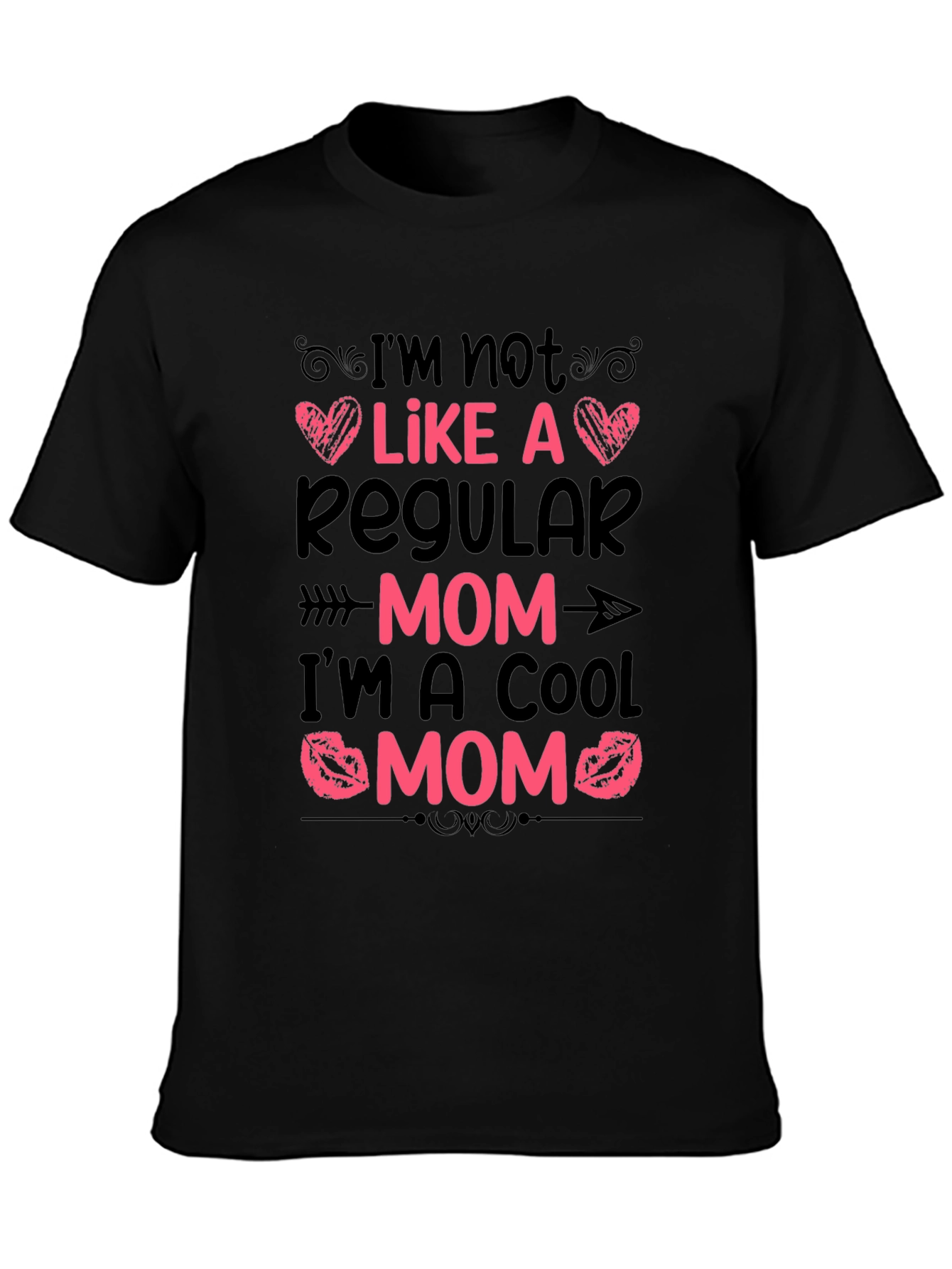 Cool Mom Graphic Tee - Novelty Womens T-Shirt
