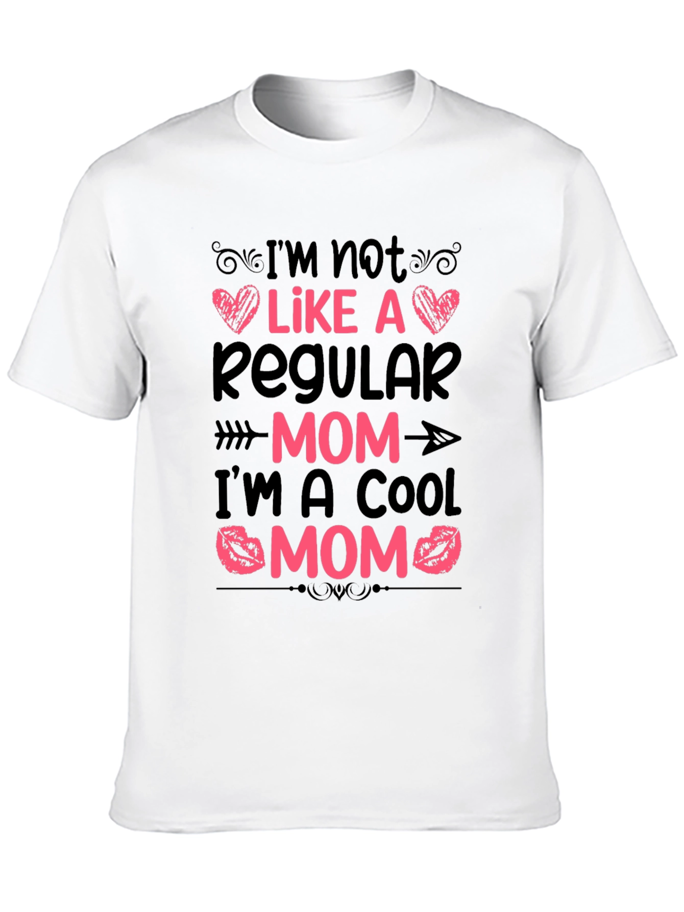 Cool Mom Graphic Tee - Novelty Womens T-Shirt