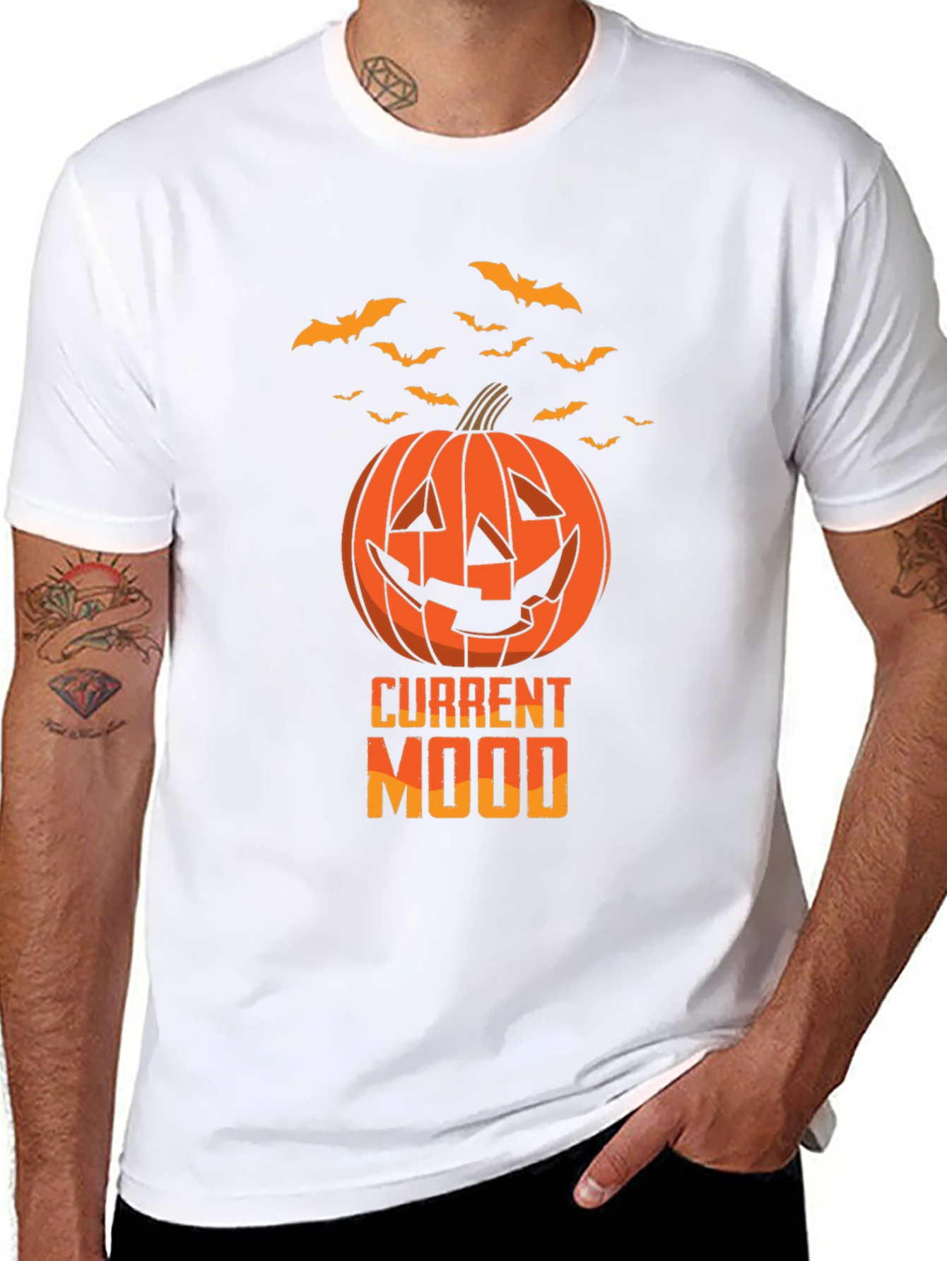 Halloween Current Mood Graphic Tee