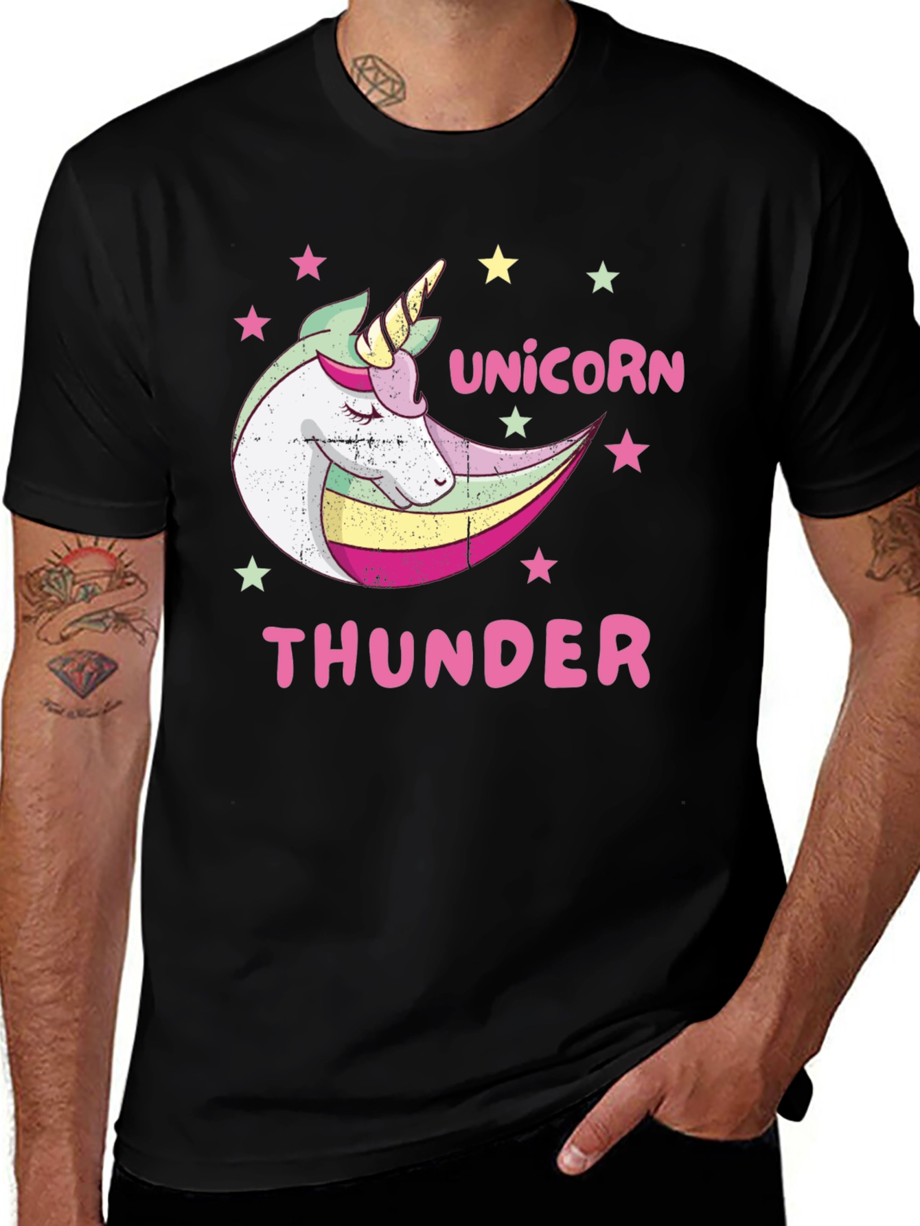 Unicorn Thunder Graphic T-Shirt
