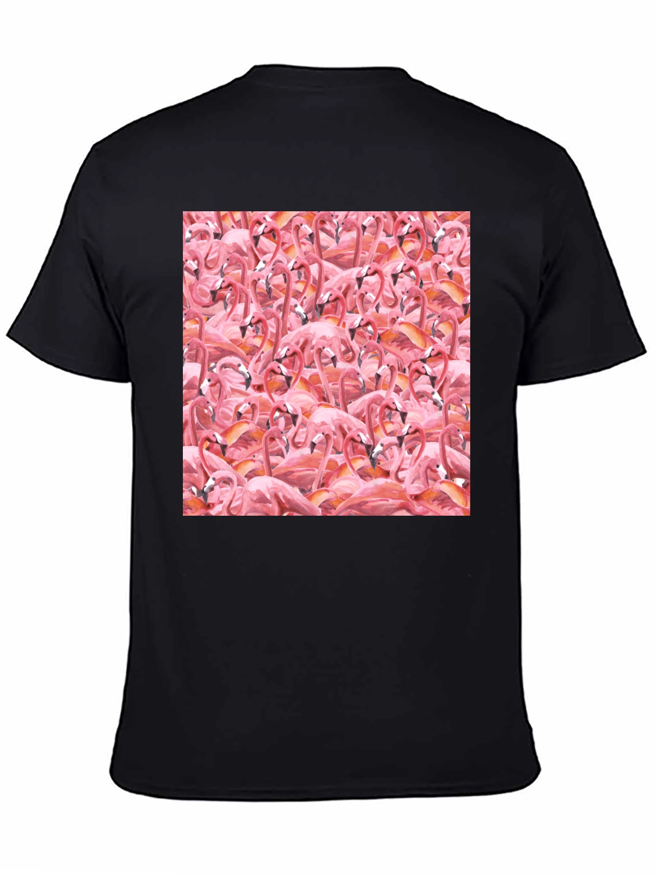 Flamingo Frenzy Tee - All-Over Print Graphic T-Shirt