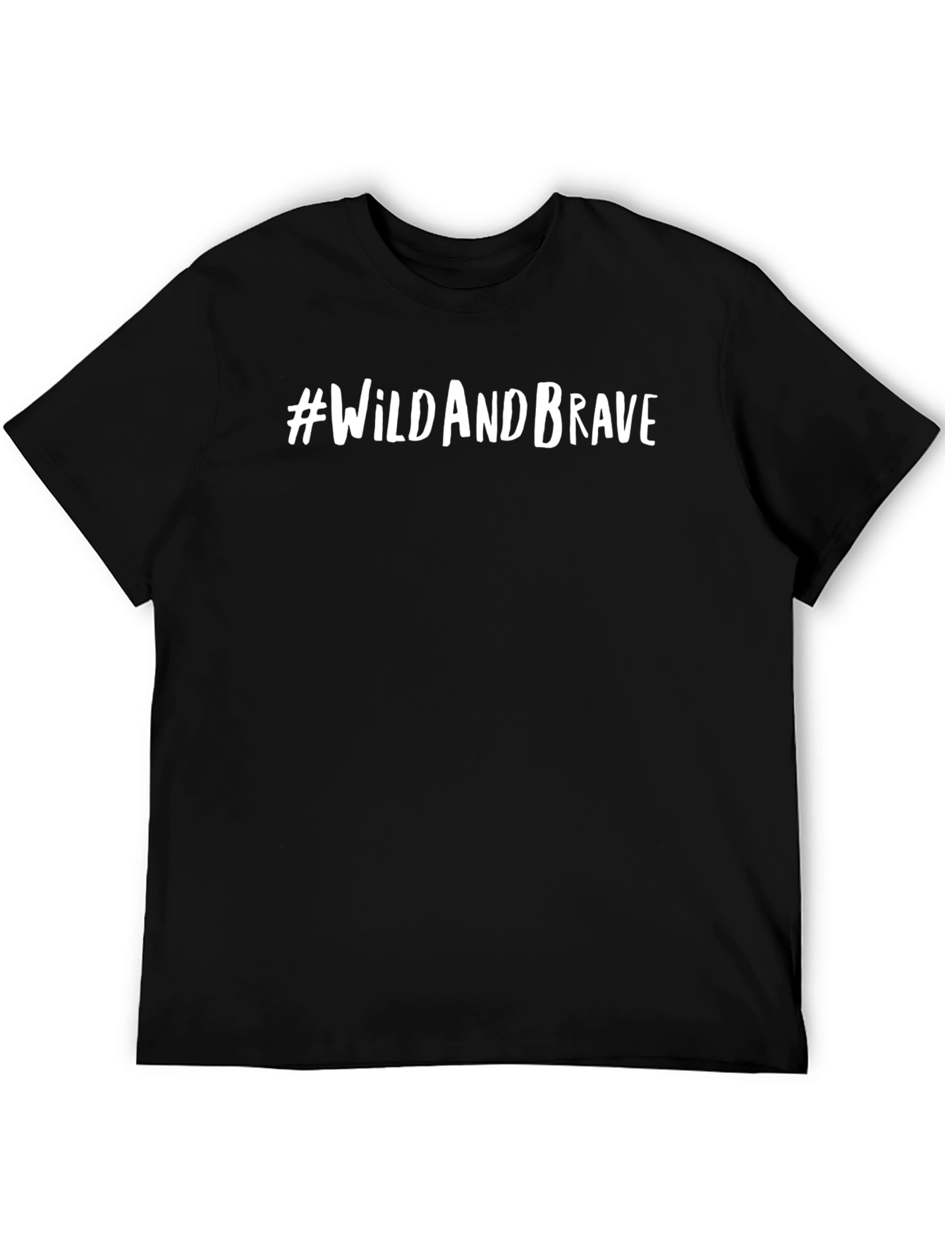 Wild and Brave Graphic Tee - Black