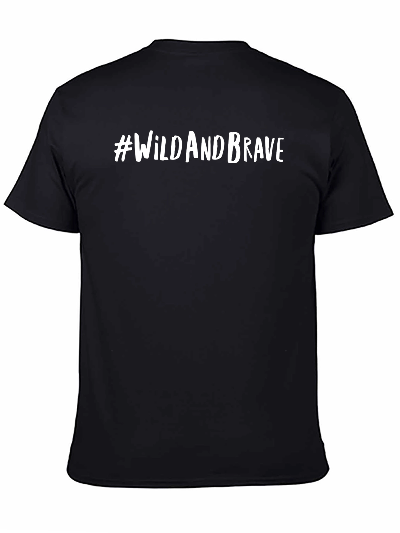 Wild and Brave Graphic Tee - Black