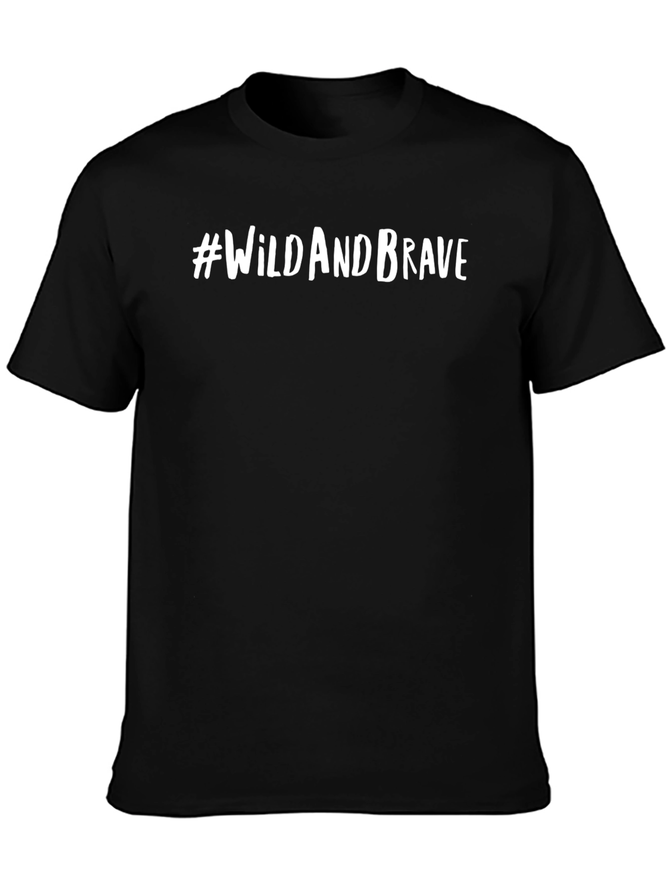 Wild and Brave Graphic Tee - Black